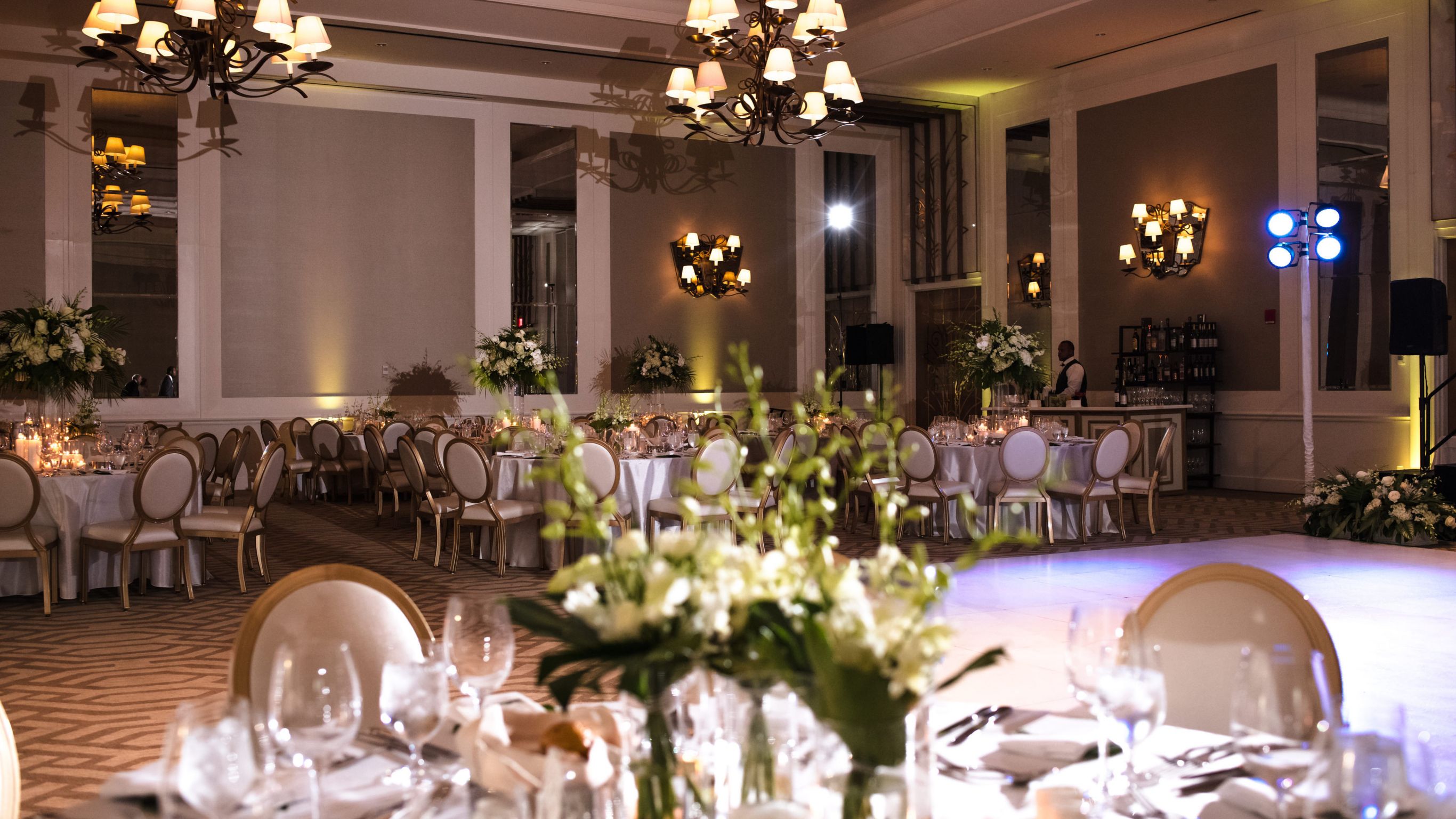 Ballroom Reception Setup