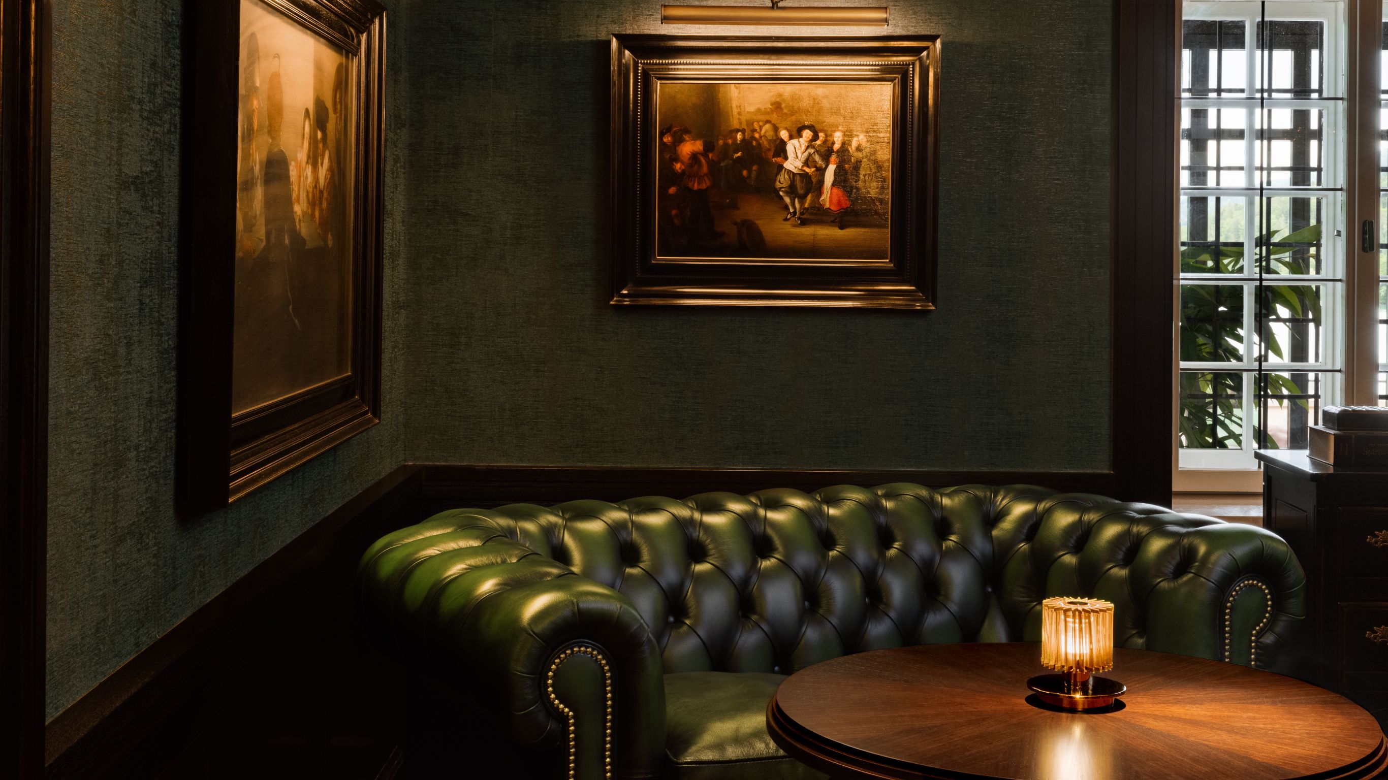 Painting in Whiskey Room 