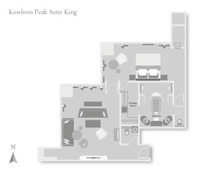 Kowloon Peak View Suite Luxury Hotel Suite Hong Kong