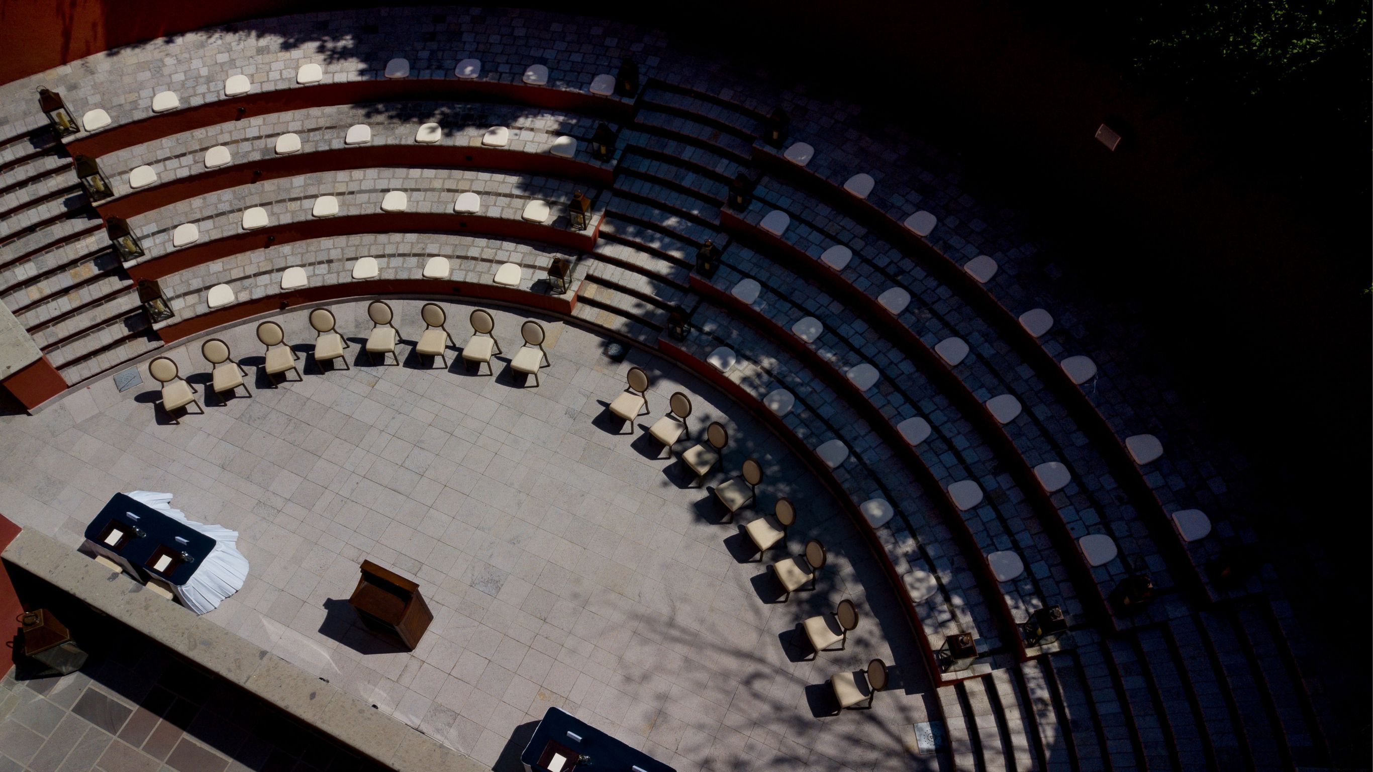 Rosewood Ballroom in Meeting Setup