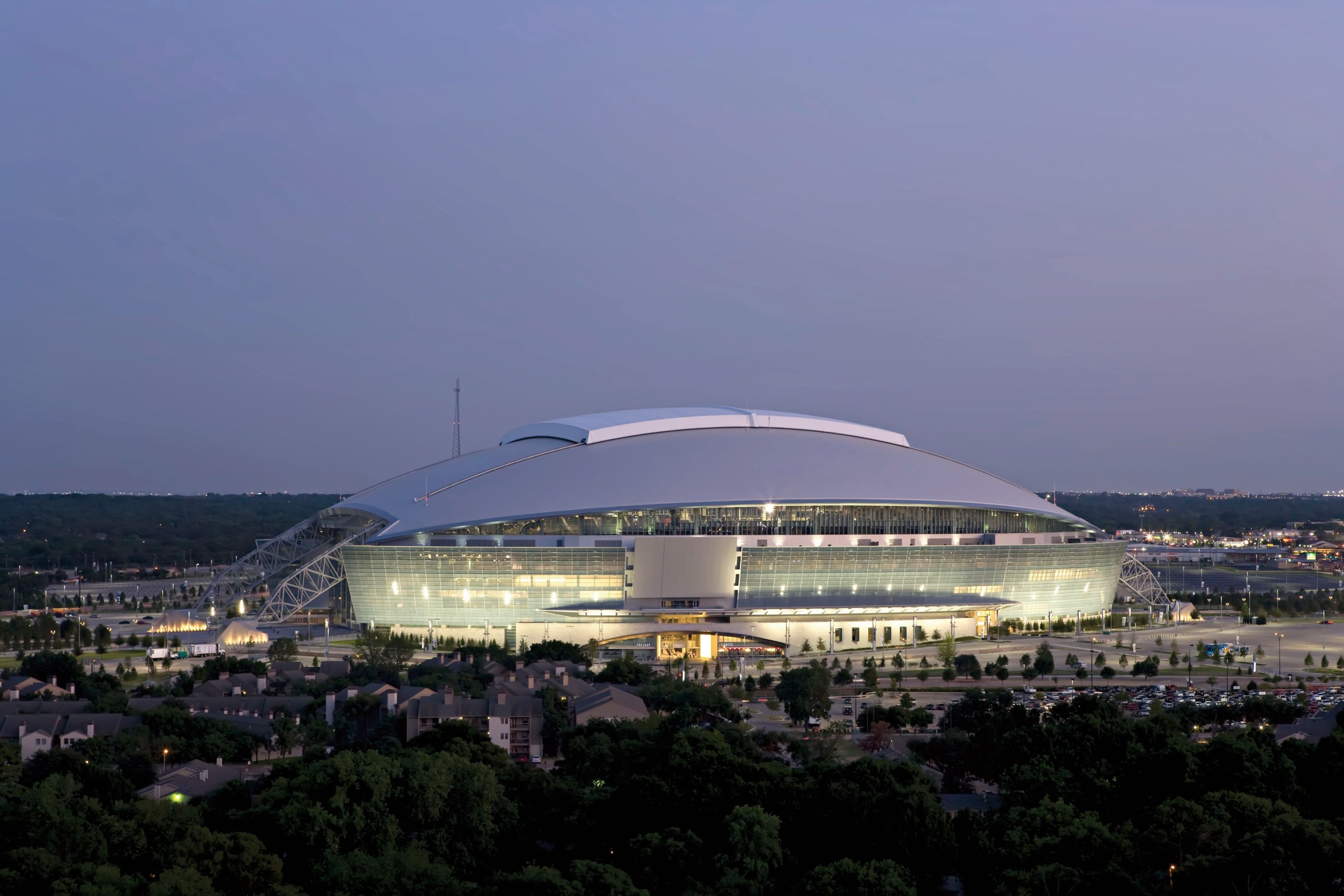 AT&T Stadium Aerial Panoramic Picture - Dallas, Texas