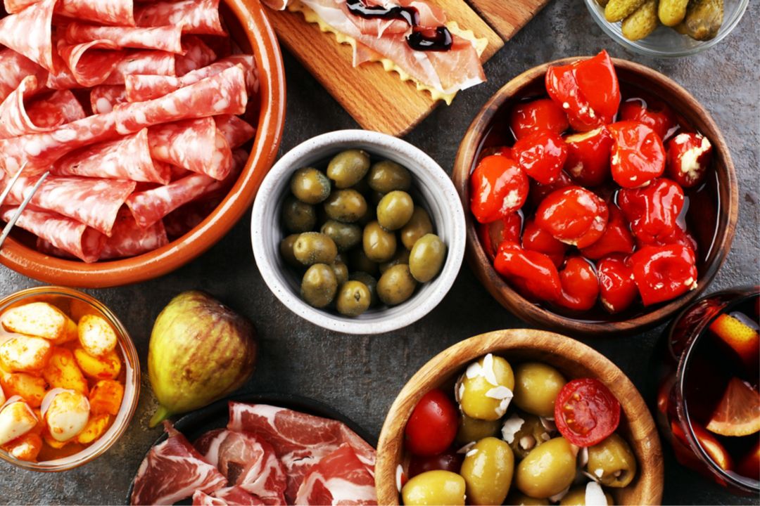 Antipasti spread