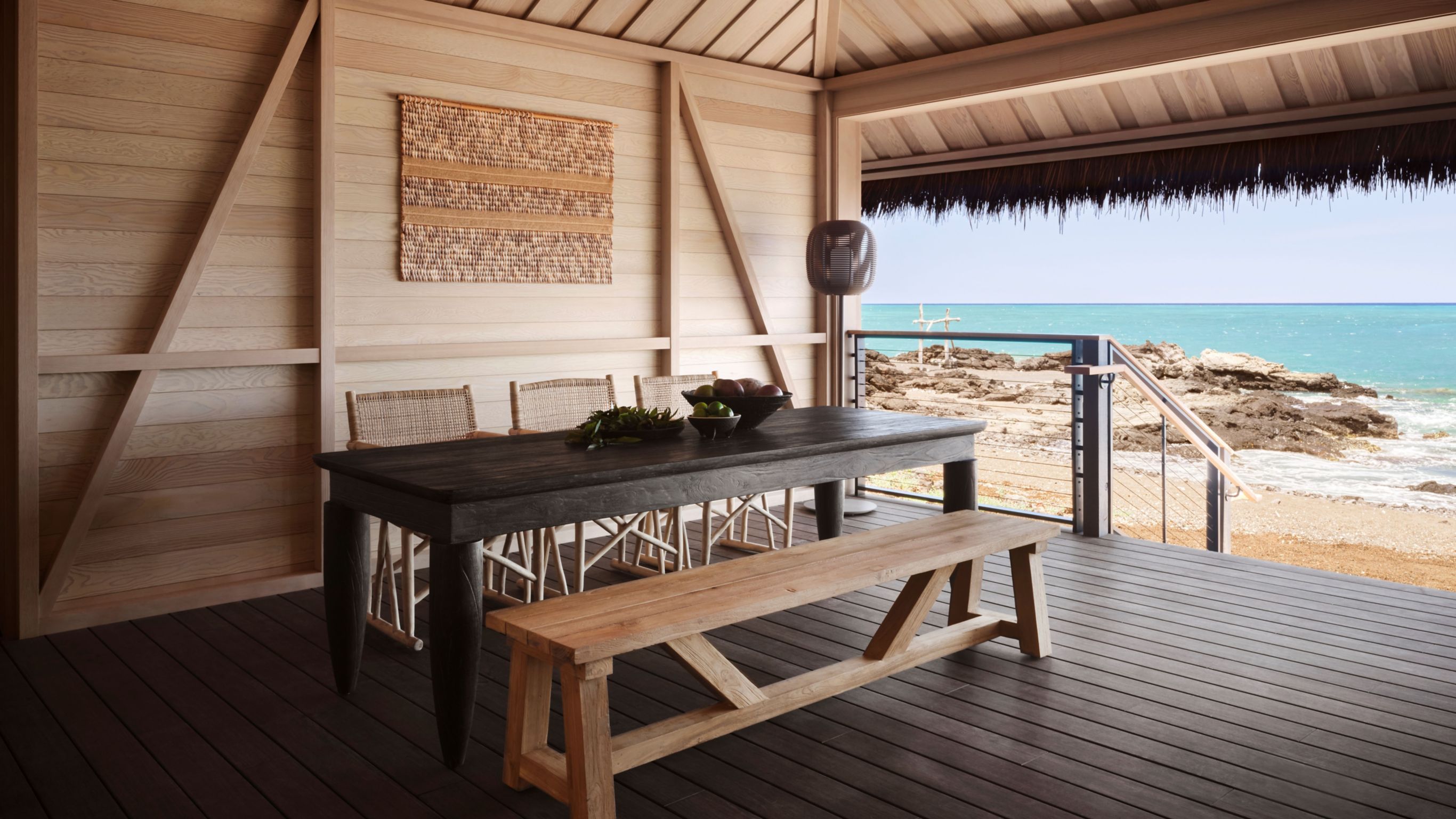 Beach Front Black Sand Two Bedroom Kauhale