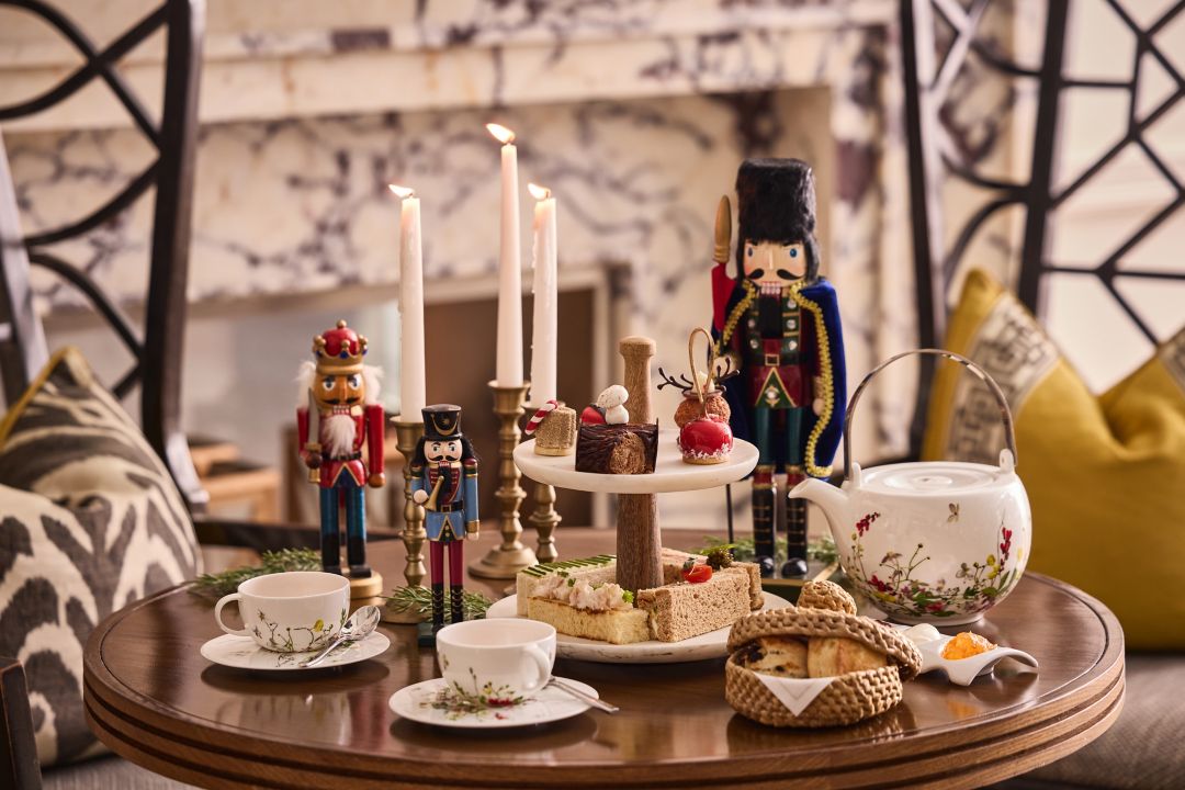 The Library Afternoon Tea setting