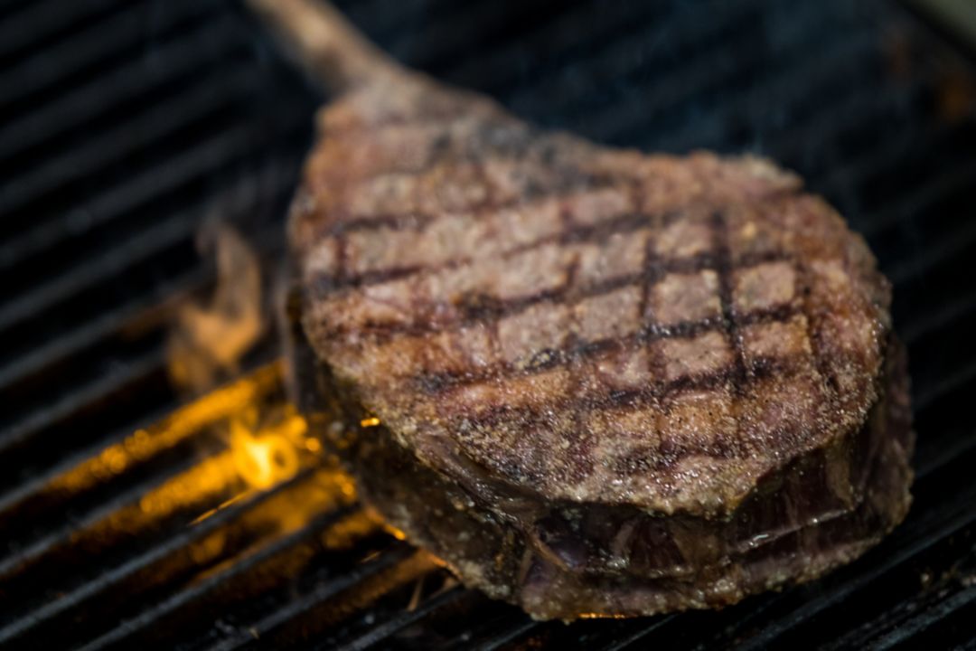 Flame grilled meat at Sul Verde