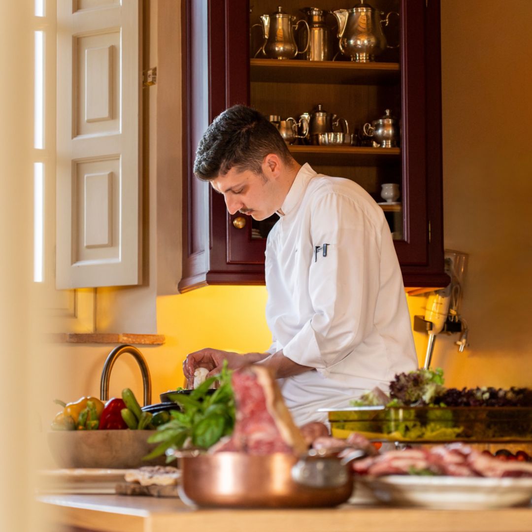 La nostra Cucina in Villa con lo chef