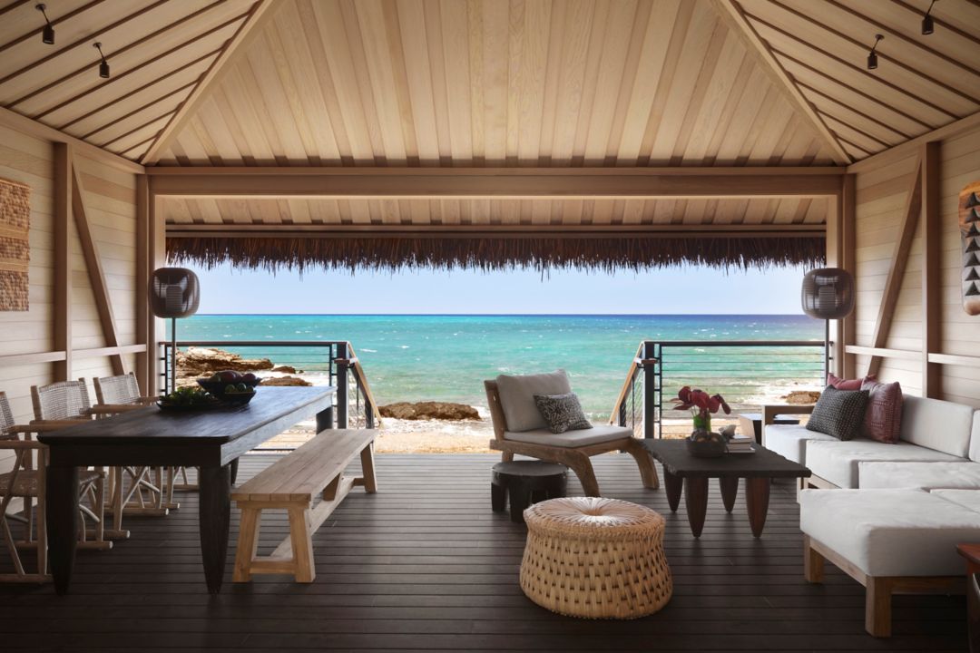 Beach Front Black Sand Two Bedroom Kauhale