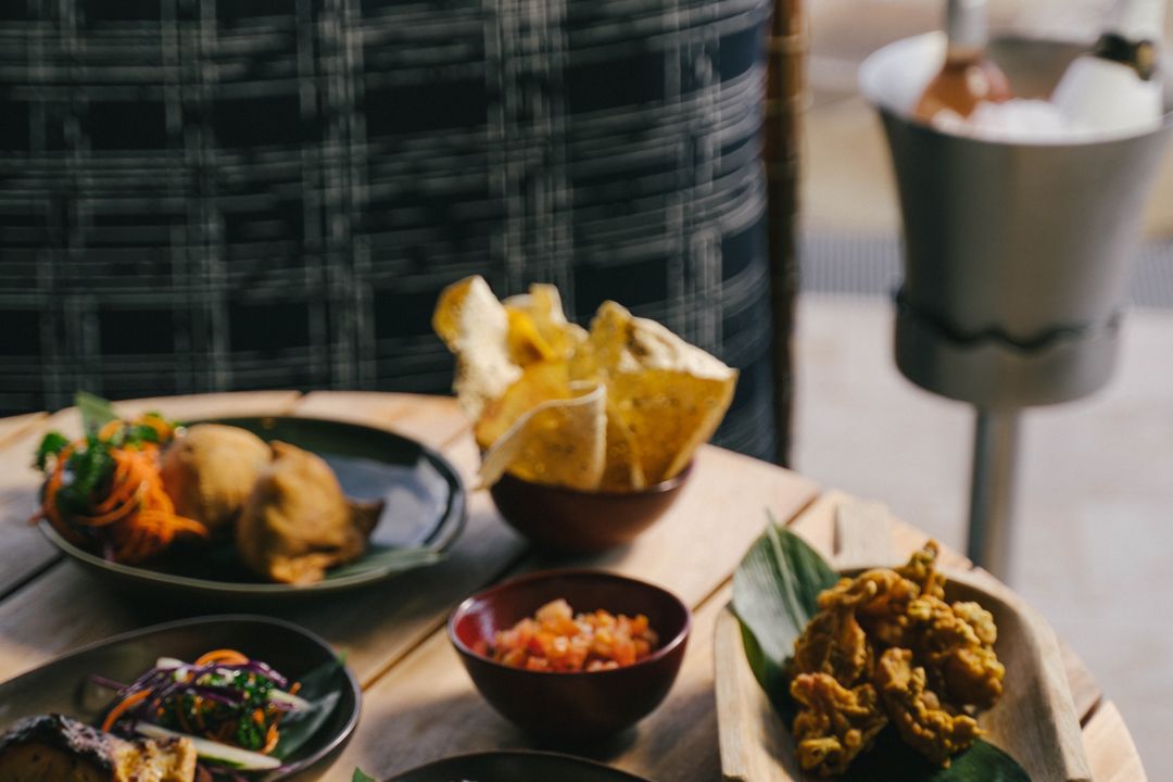 Asian food at Pavilion