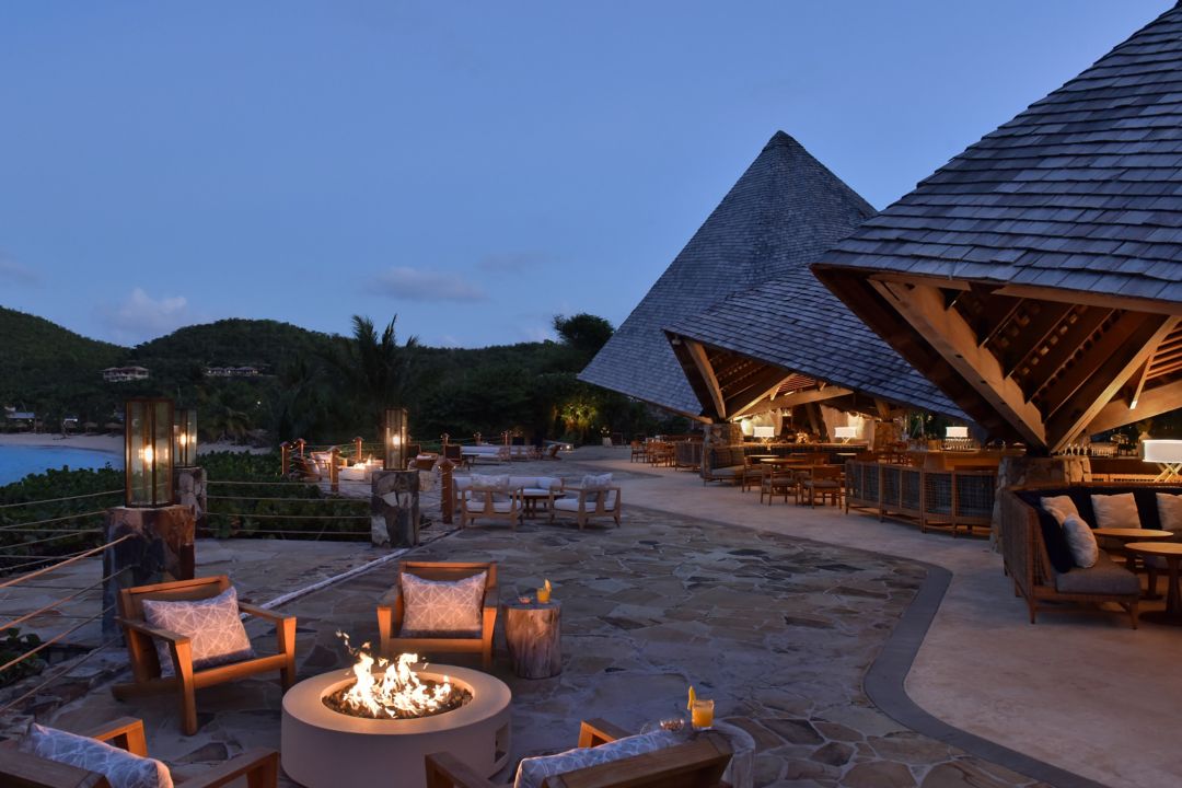 Pavilion Terrace in the evening