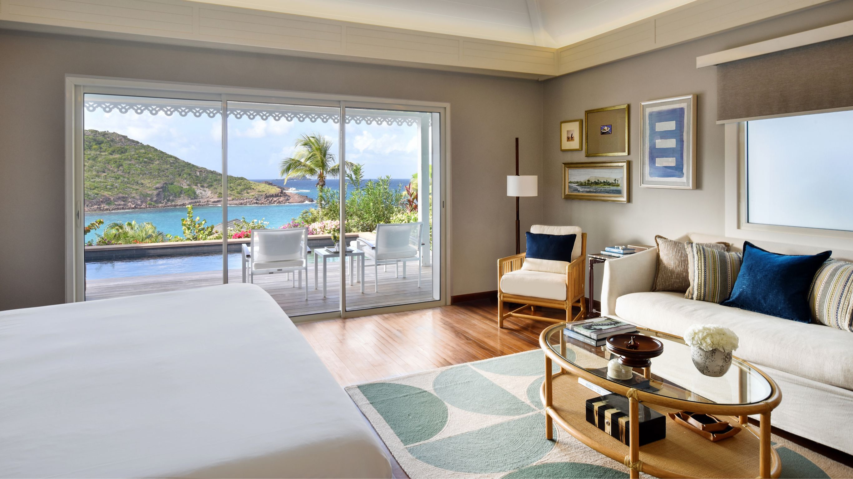 Chambre vue Baie avec Piscine