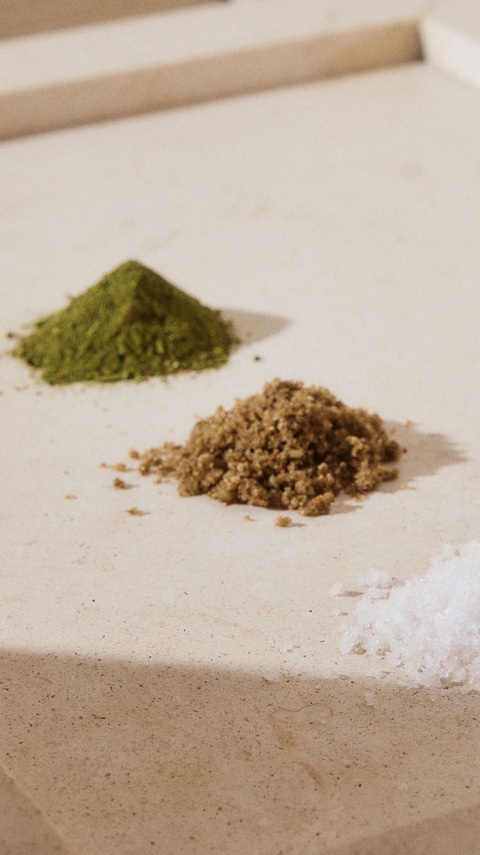 ingredients for scrubs and treatments