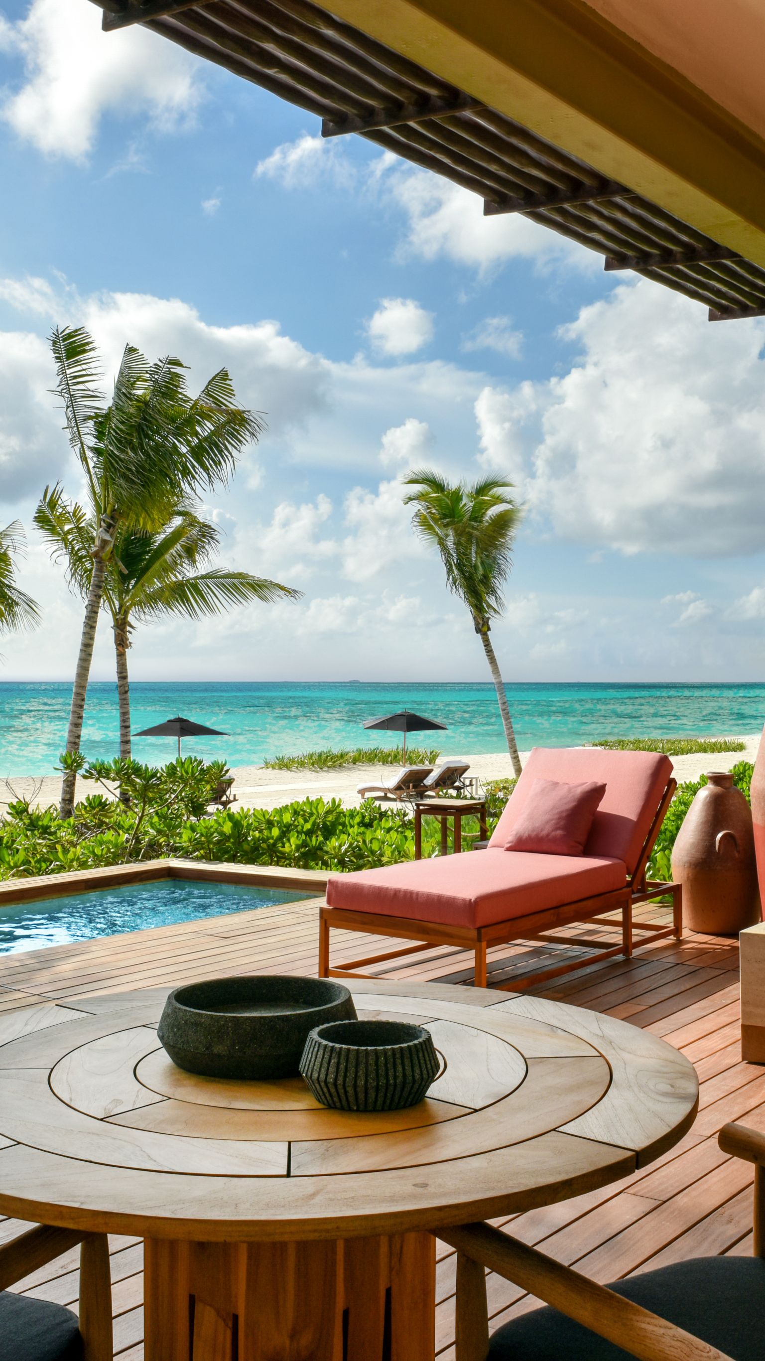 Terraza de la Suite Studio frente al mar