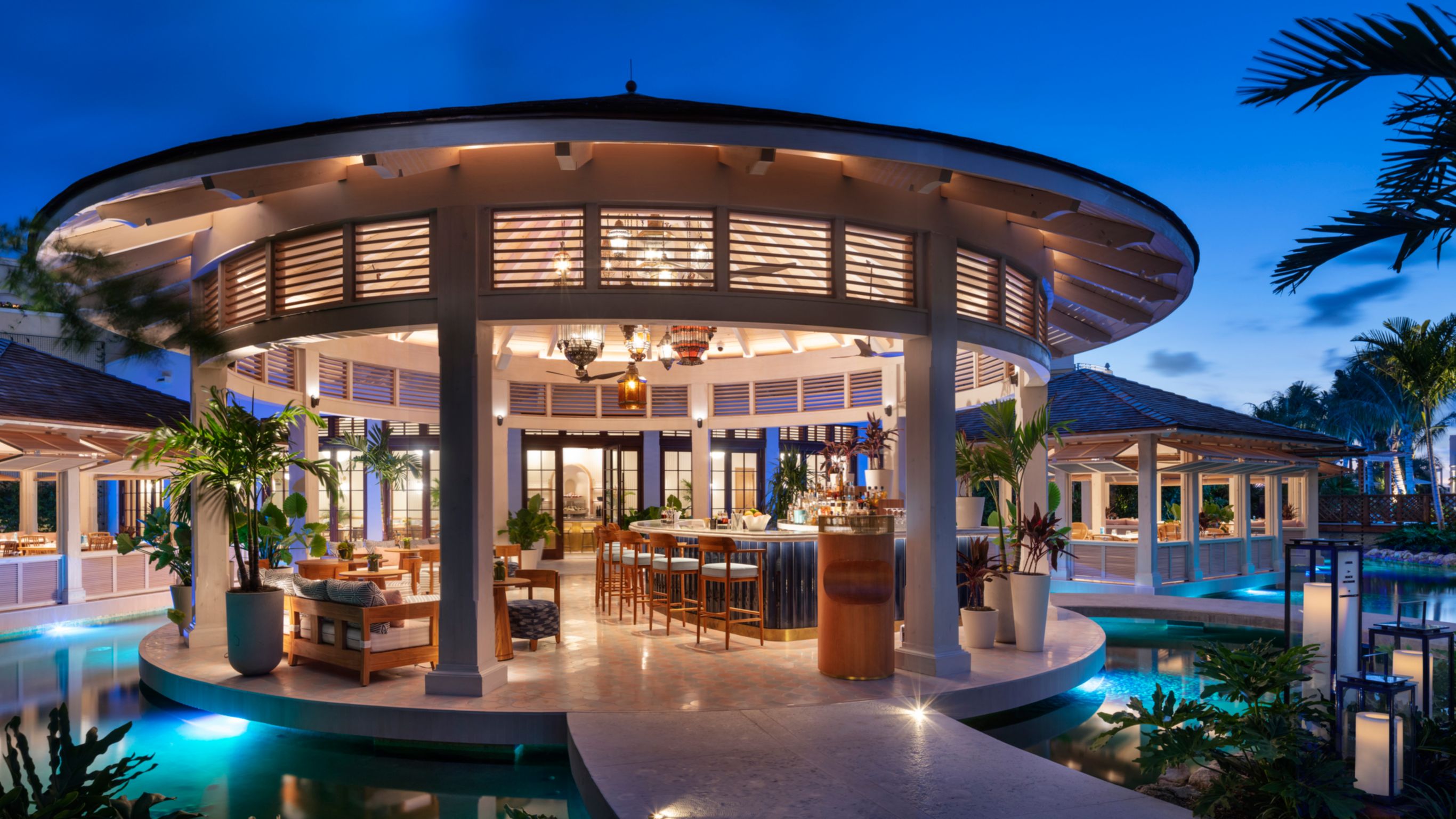 Costa bar view through indoor seating