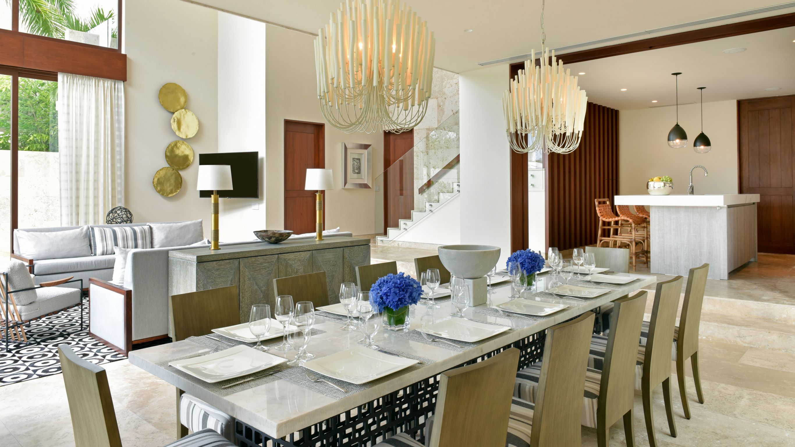 Villa Cenote de três quartos Sala de Jantar