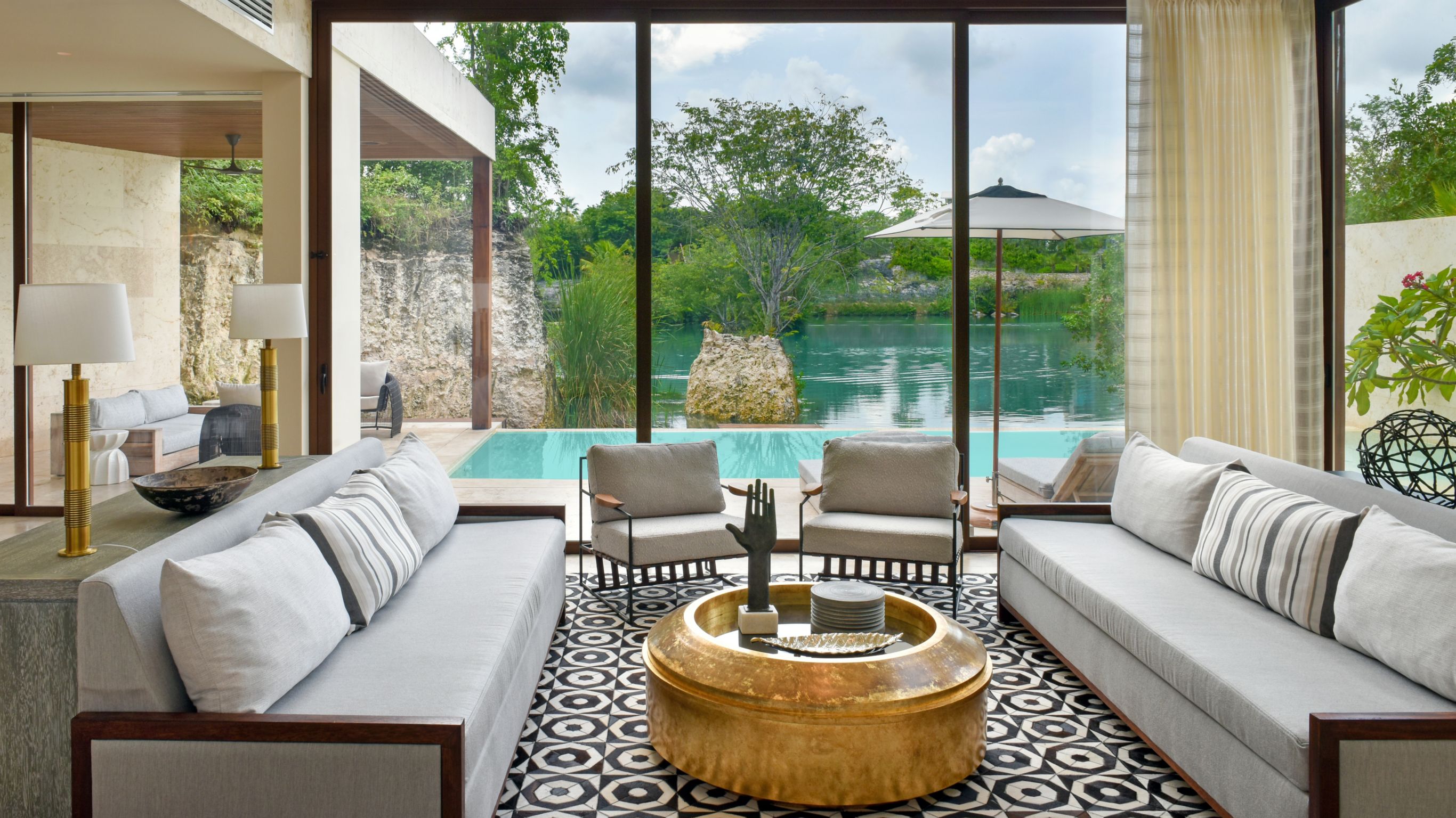 Cenote Villa Living Room