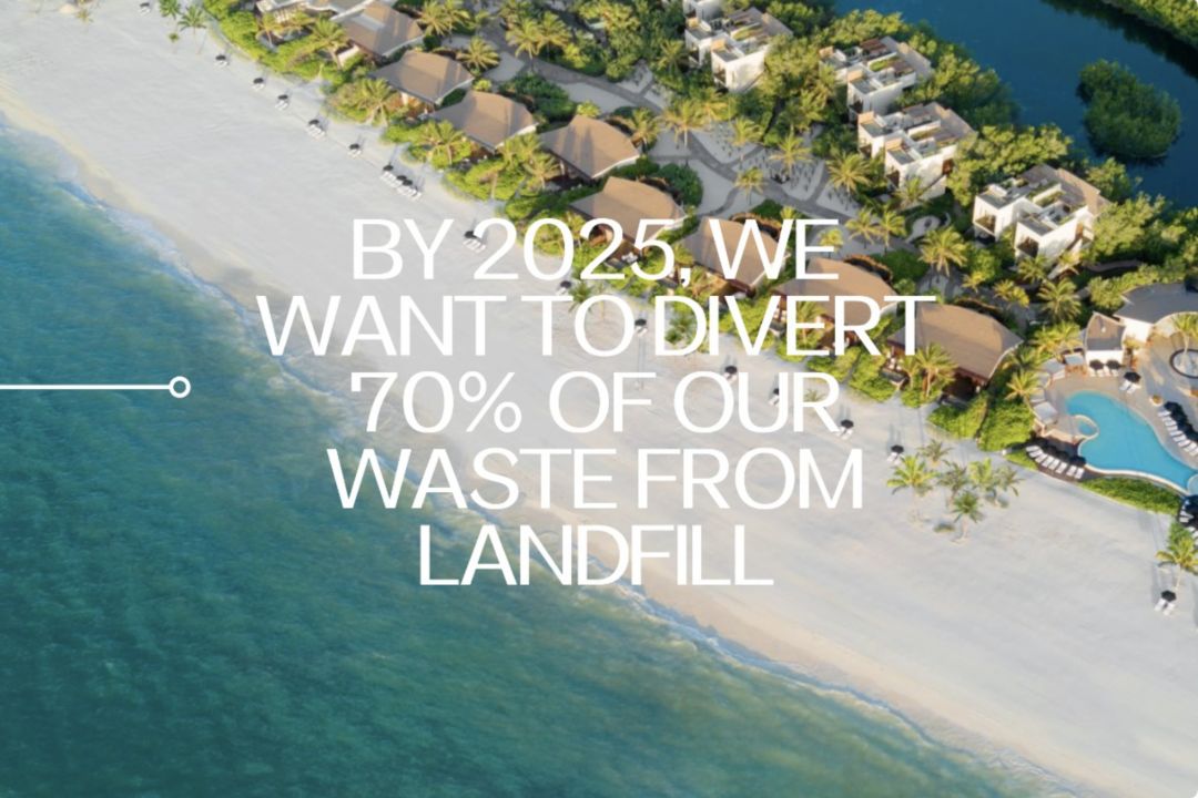 2025: 	2025年，我们致力实现70％的垃圾填埋分流，减少垃圾填埋，并以产生零垃圾为终极目标。