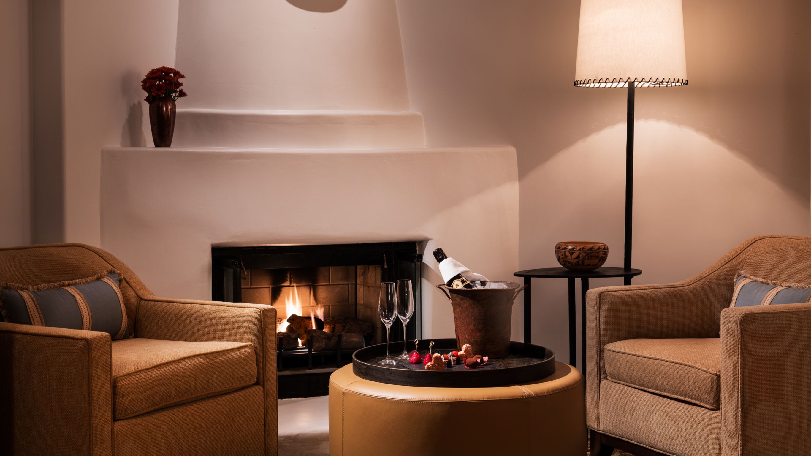 In-Room Kiva Fireplace