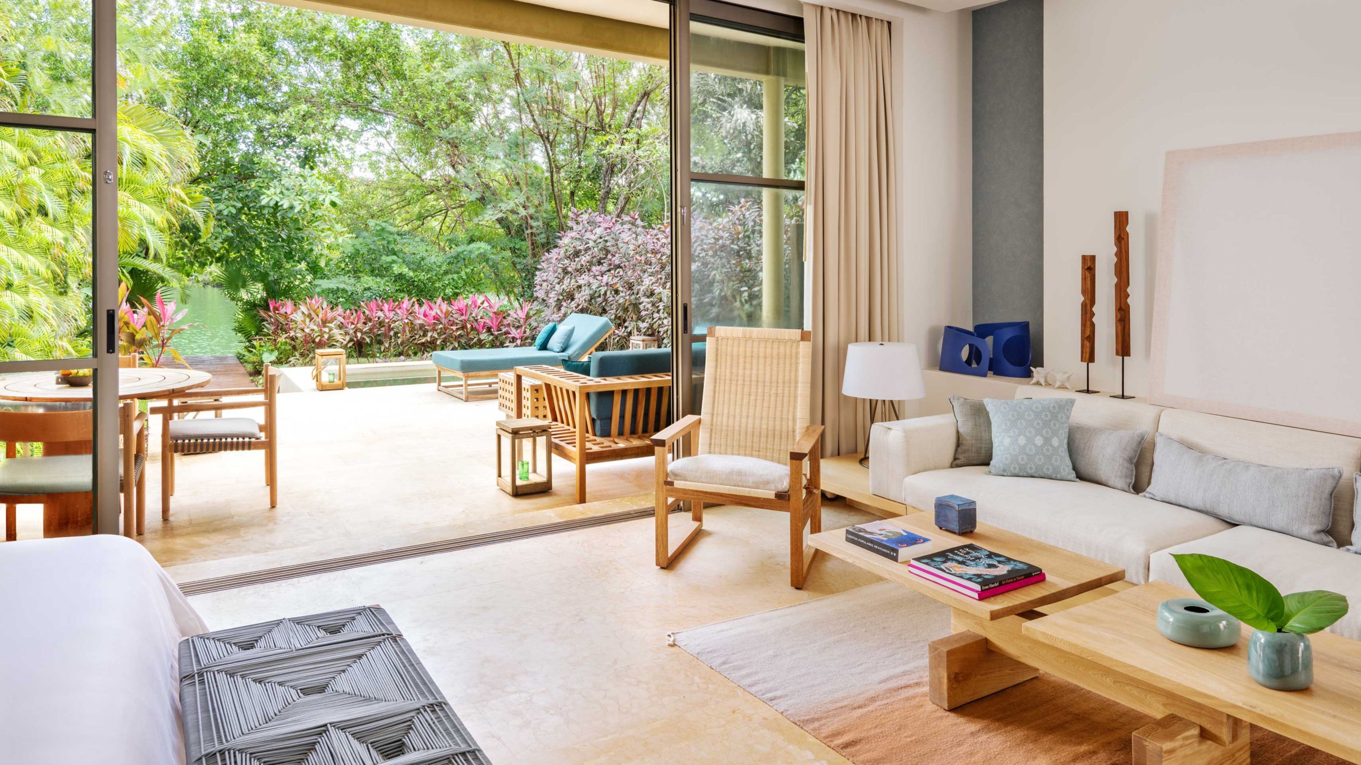 Rosewood Mayakoba's Lagoon Studio King Terrace and Lagoon View