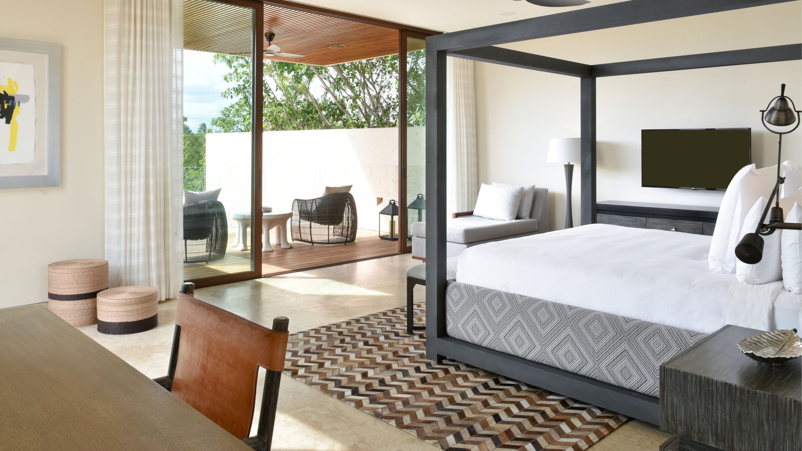 Habitación principal de la Manglar Three Bedroom Villa