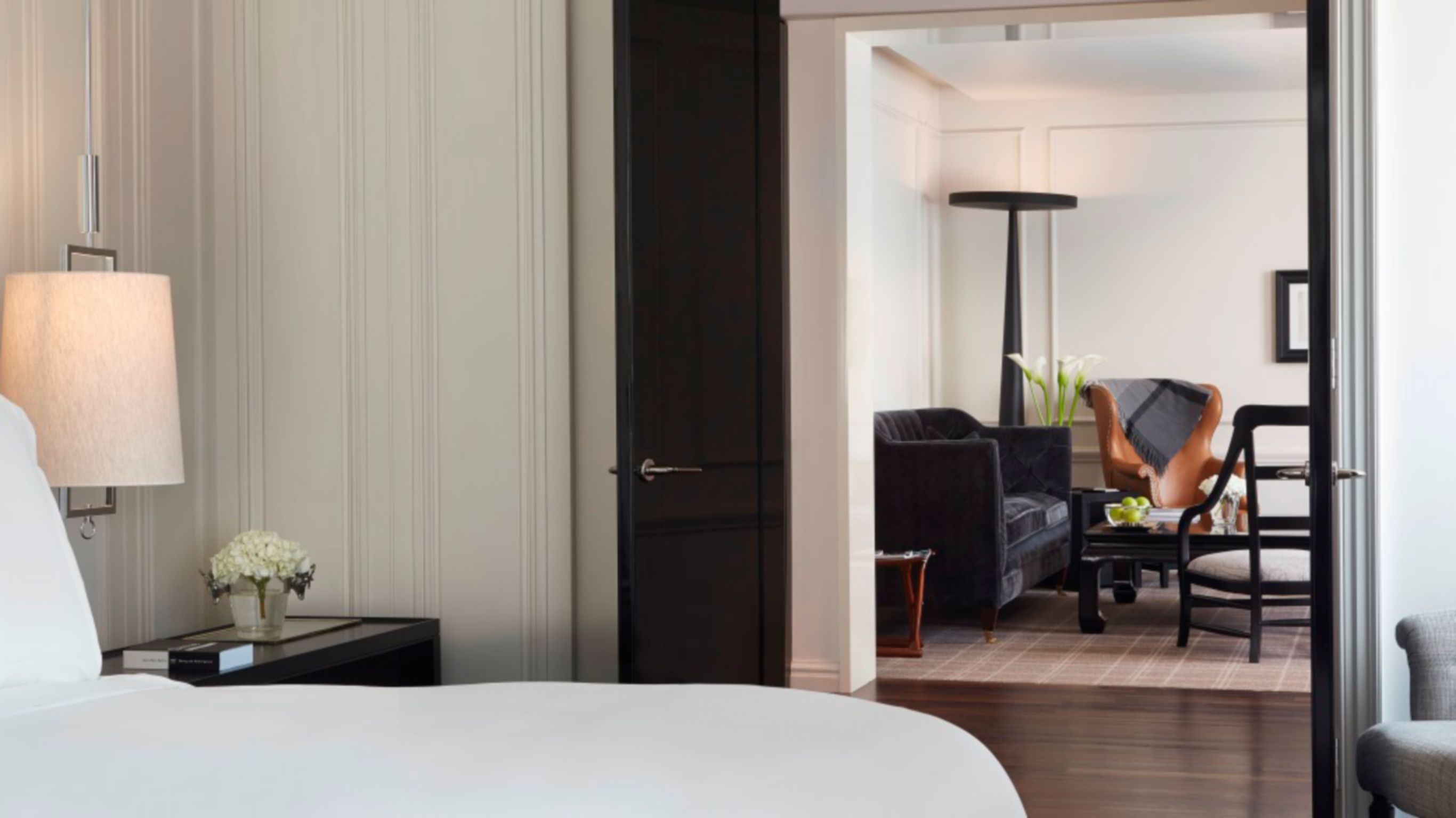 Dormitorio de la suite Pearl en Londres