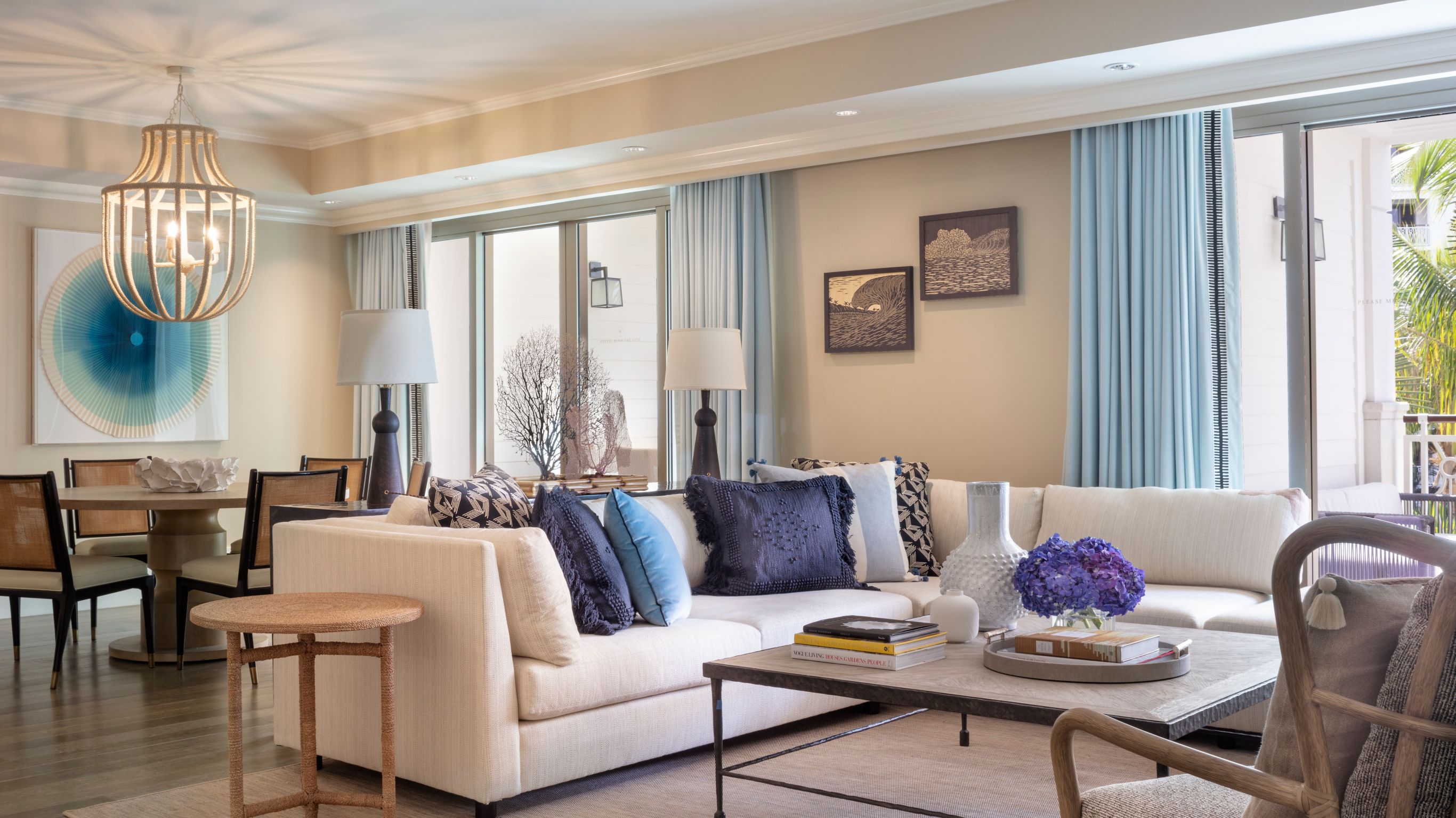 grand one bedroom suite living room