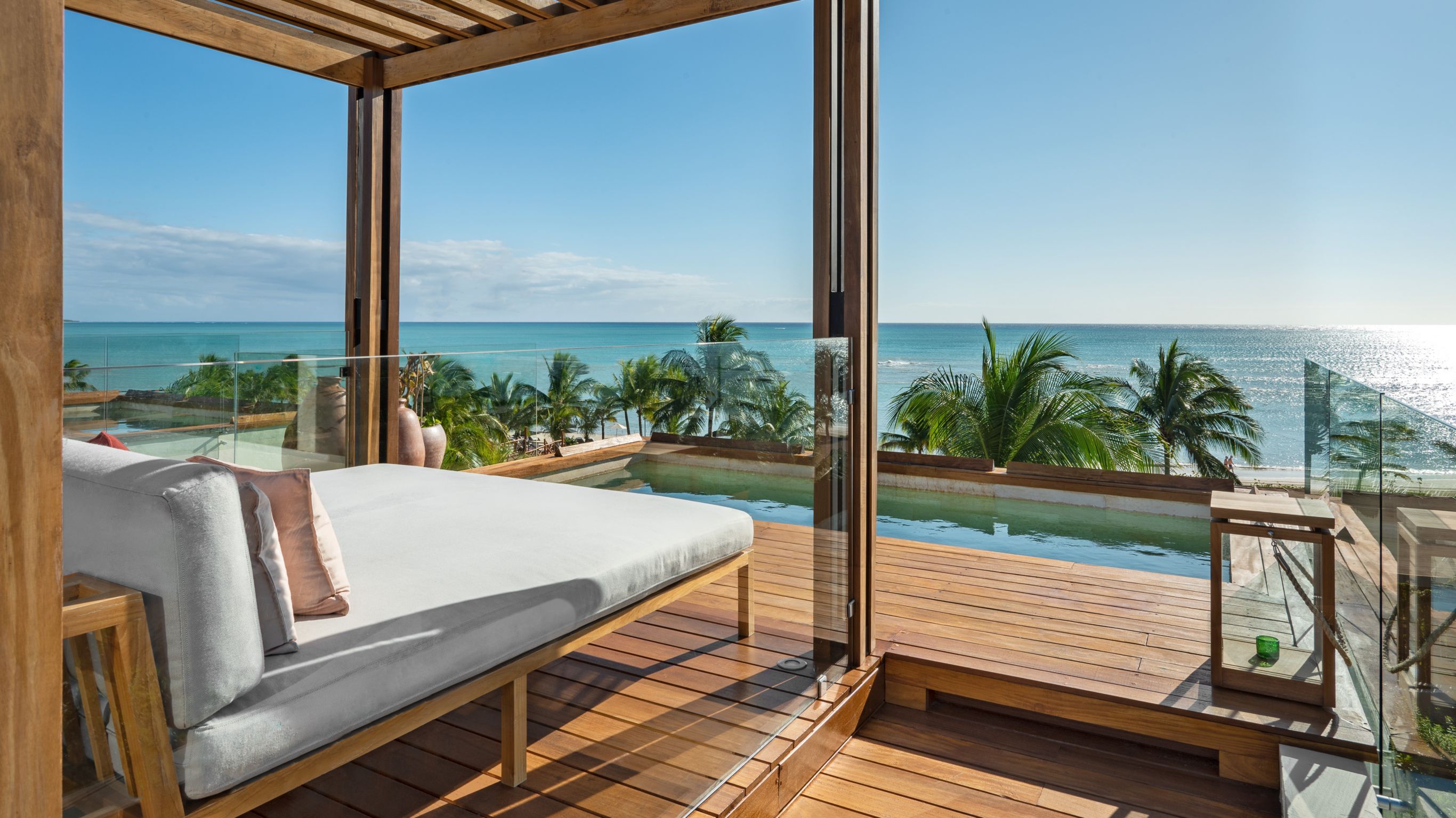 屋顶海景套房加勒比海全景屋顶露台