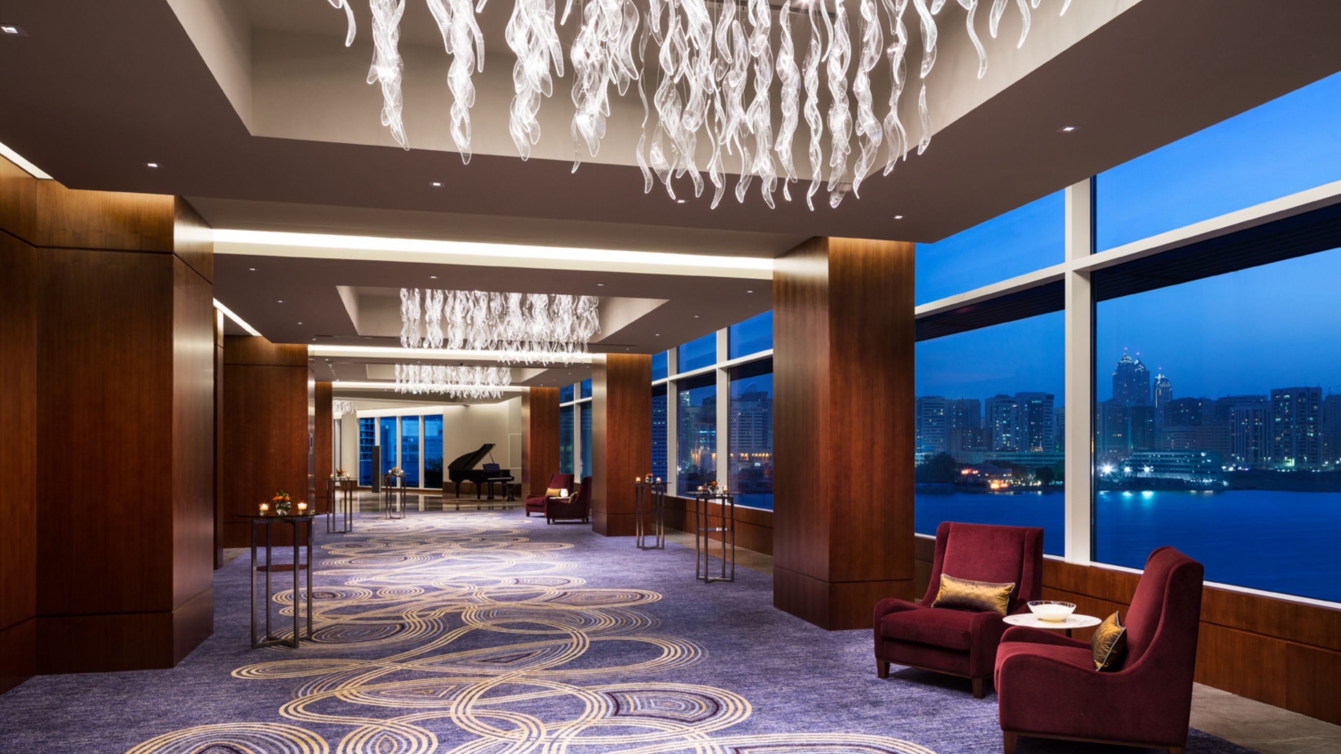 منطقة التحضير للمناسبات في قاعة الاحتفالات | فندق روزوود أبوظبي