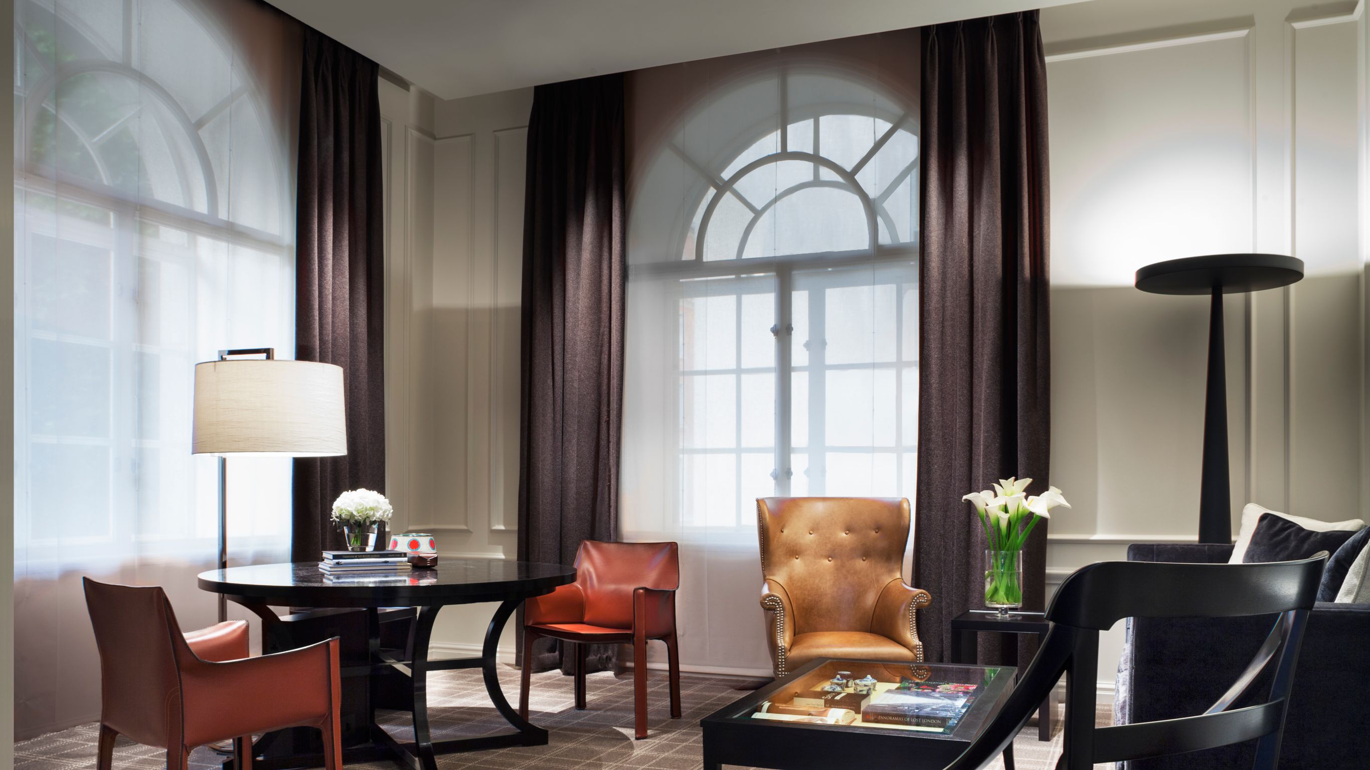 Sala de estar de la suite Grand Premier