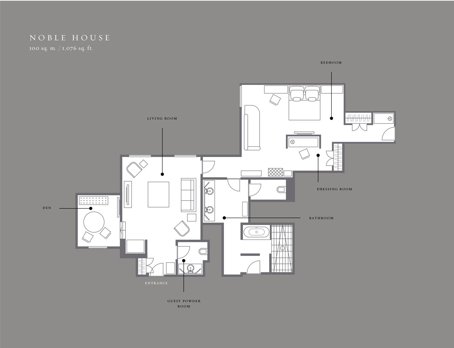 Noble House Suite at Rosewood London 5 Star London Hotel