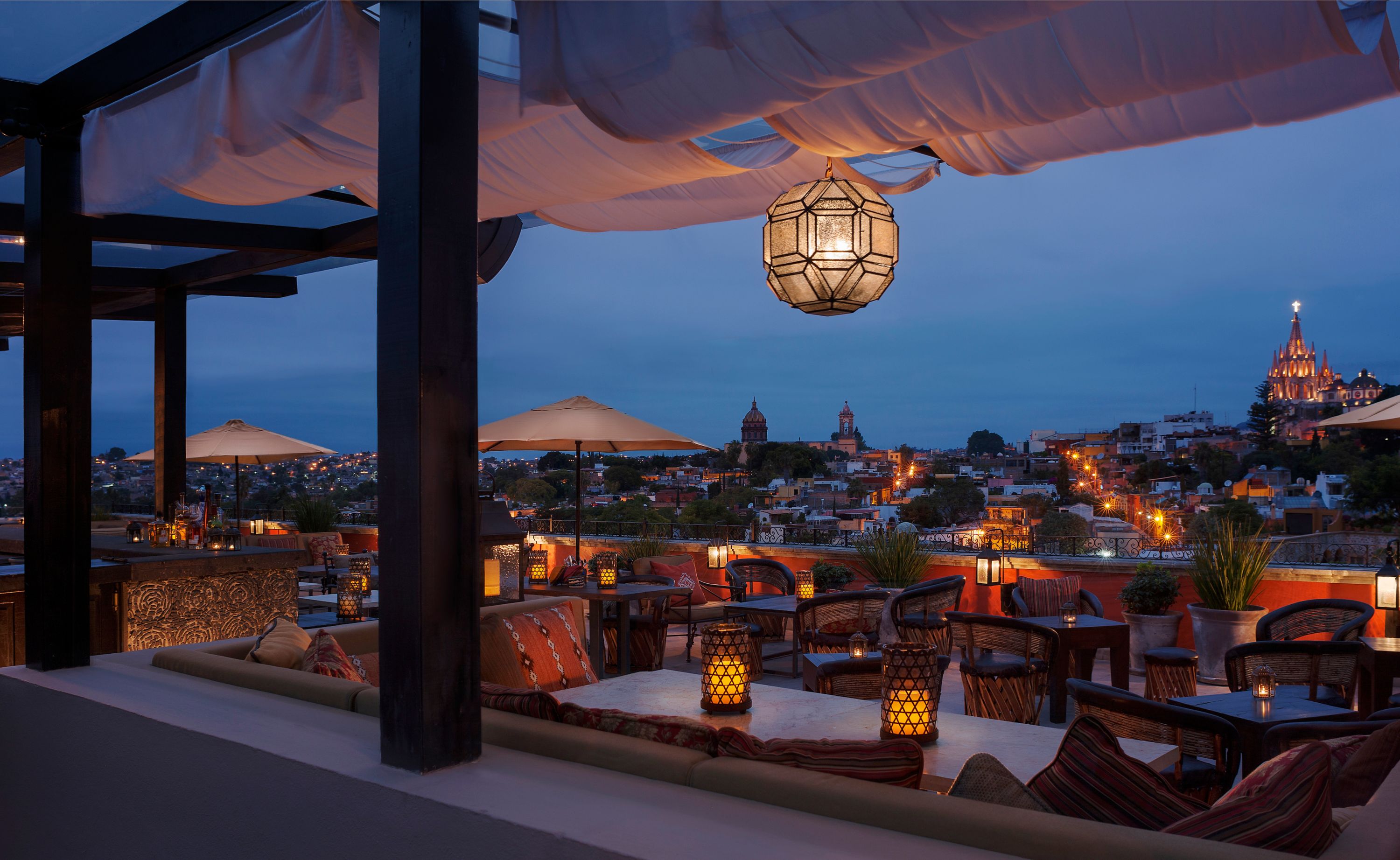 Luna Rooftop Tapas Bar San Miguel Allende Bars Rosewood