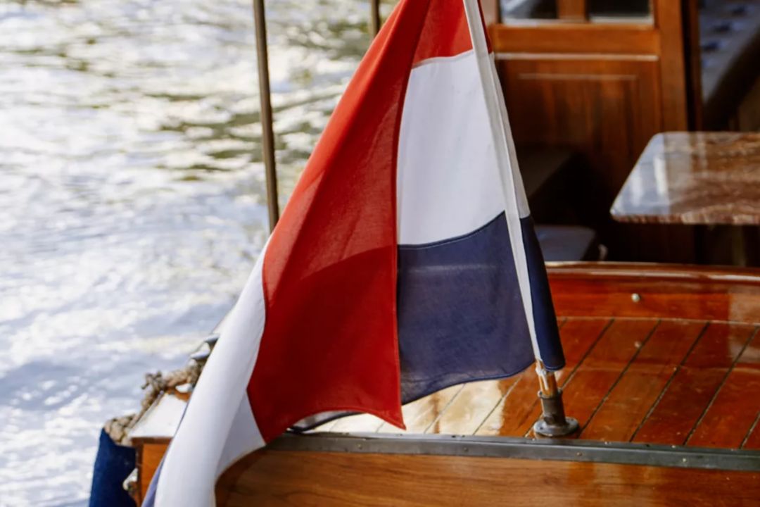 Either our own boat, or a historical salon boat on the canals
