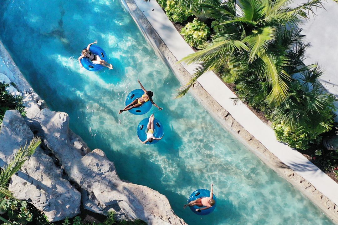 aerial of the river at baha bay