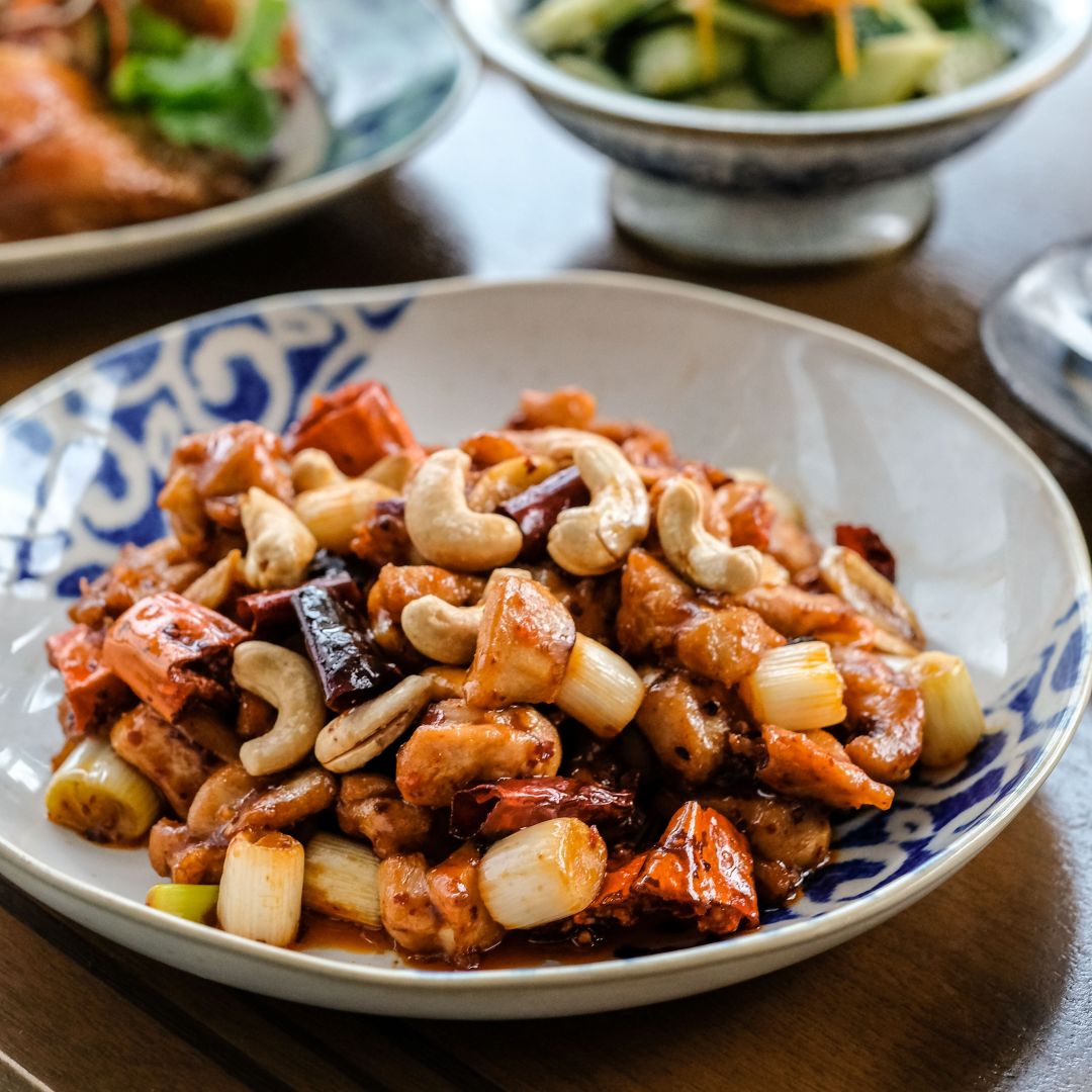 Rosewood Bangkok Nan Bei dishes