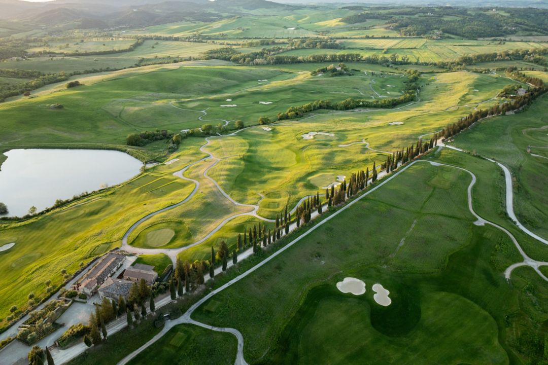 The Club golf course set within Tuscan hills