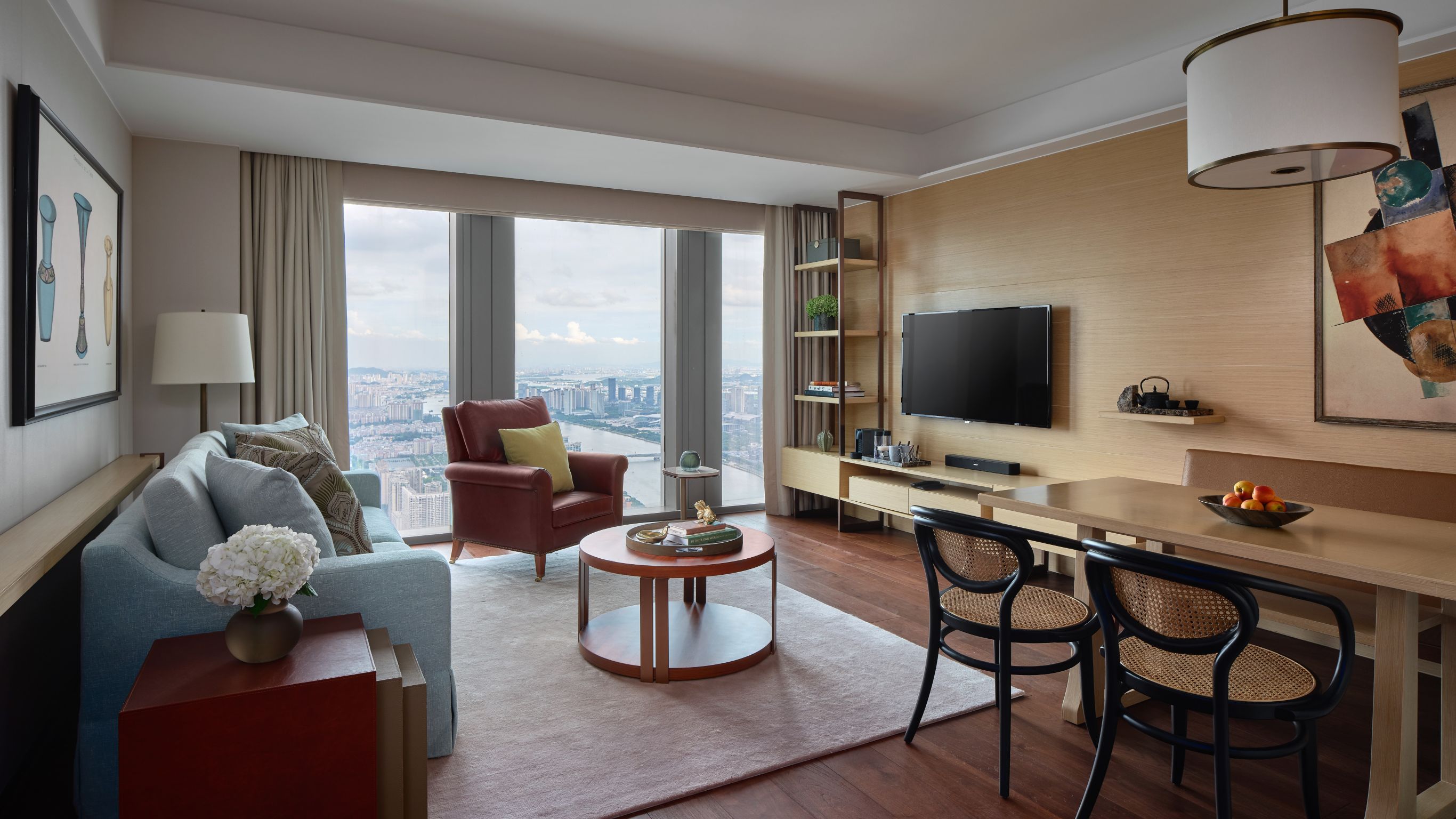 Guangzhou Residence Living Room Rosewood