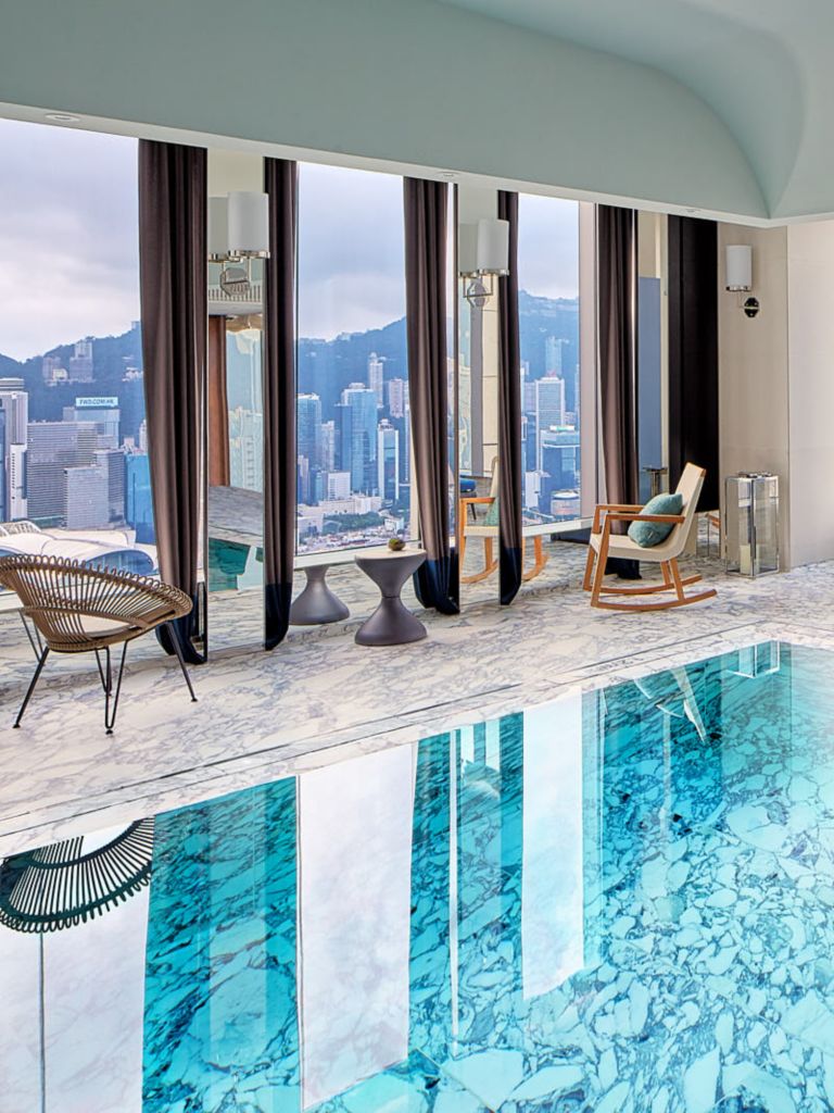 Club 53 Swimming Pool Hong Kong Luxury Residences Rosewood