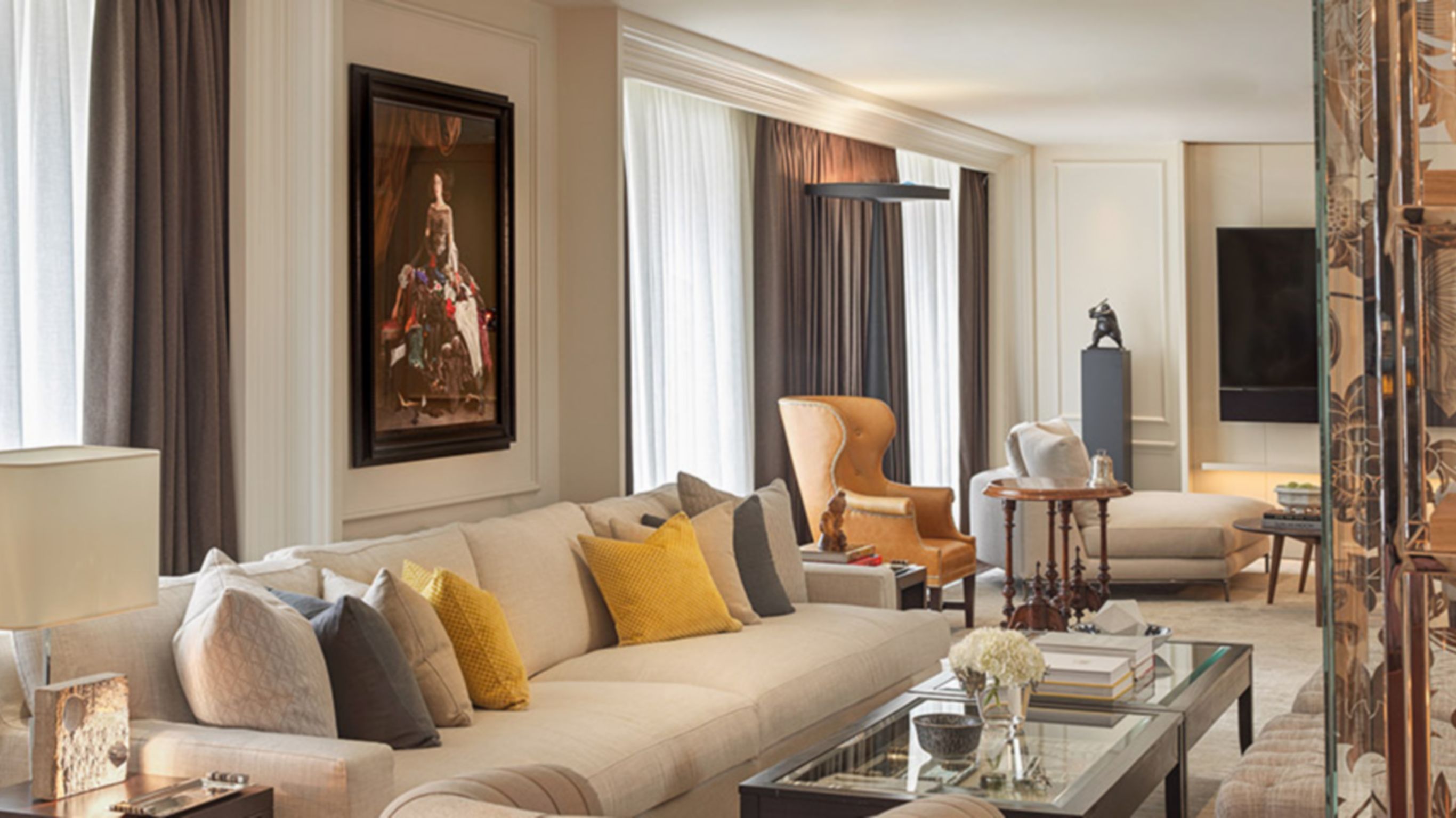 Sala de estar de Lincoln House en Londres