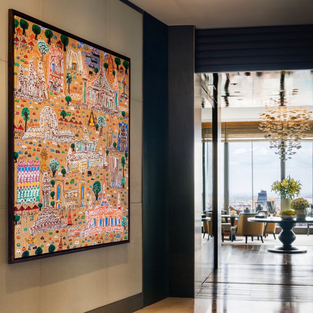 rosewood phnom penh artwork art piece