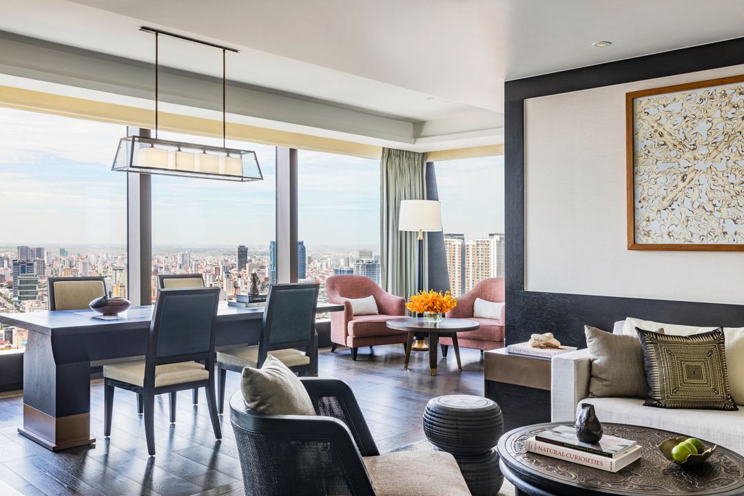 金边行政套房 Living Room 茶点屋