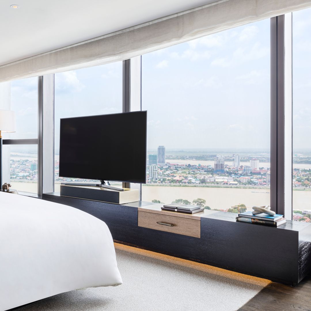 Family staycation Phnom Penh Rosewood luxury hotel