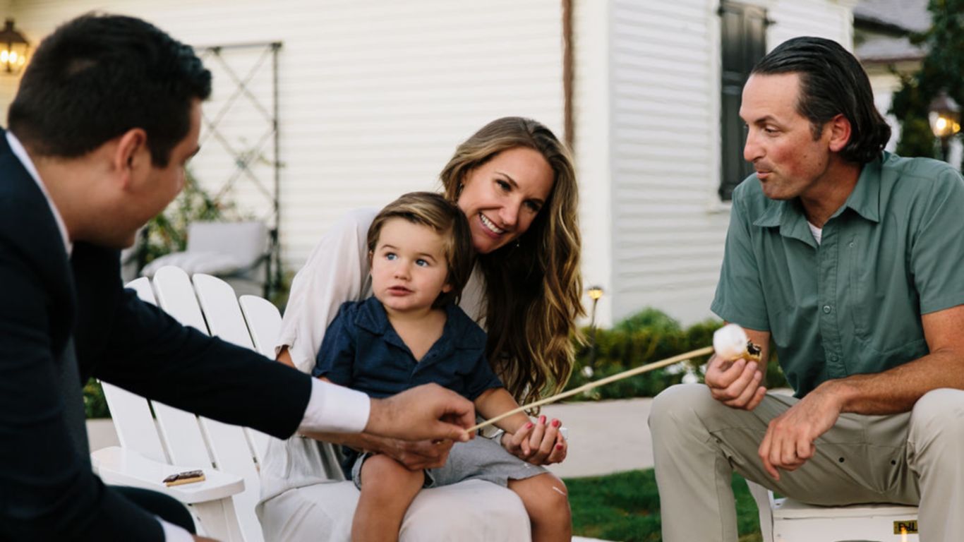 Soap bubbles outdoors