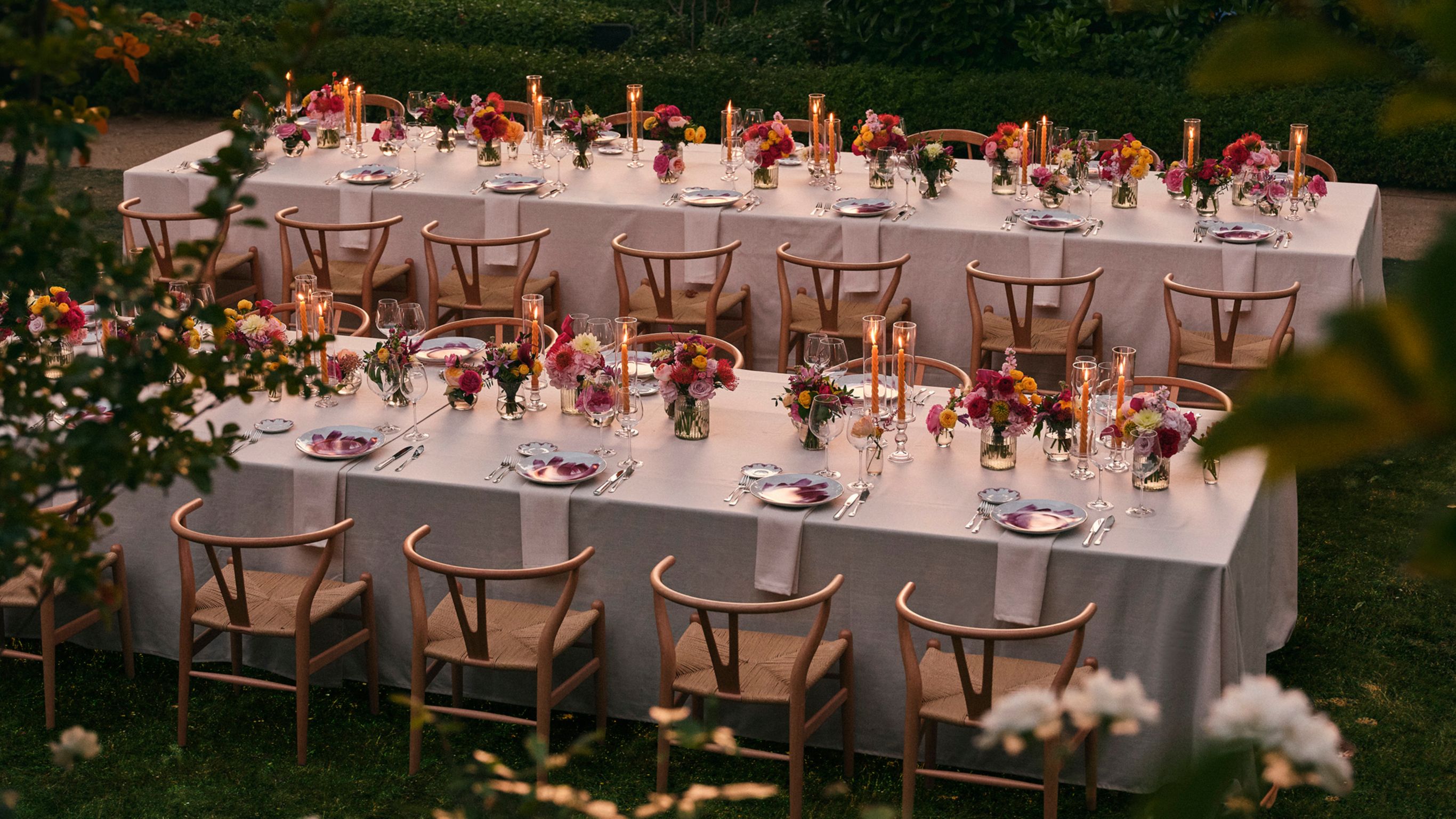 weddings garden Rosewood Villa Magna in Madrid