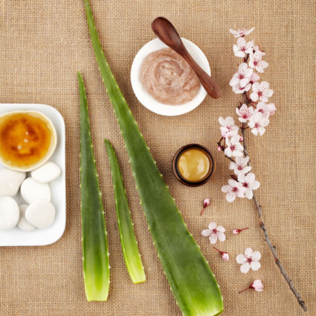 spa botanical detail