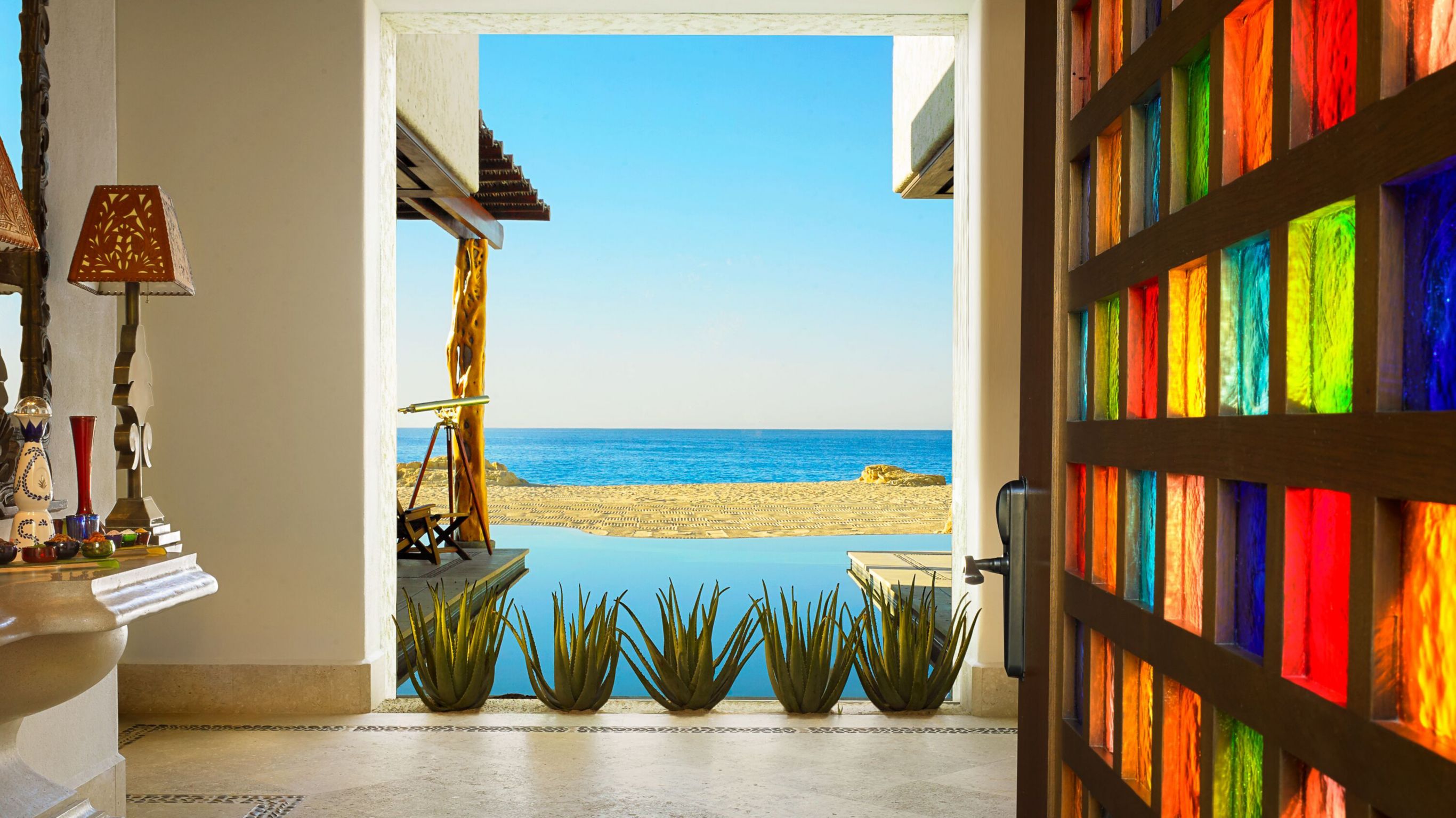 Villa Host Entrance Las Ventanas Rosewood