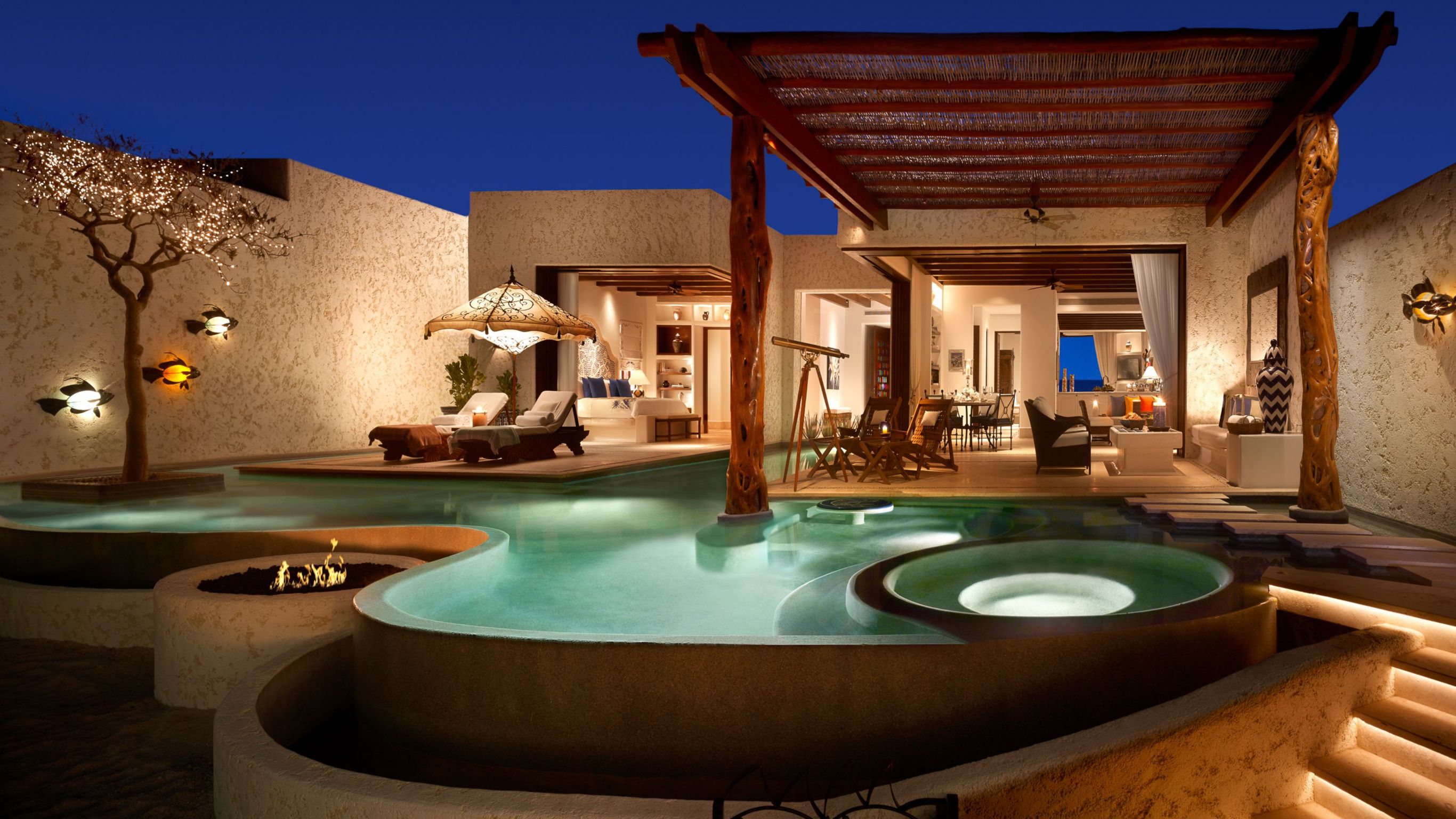 Piscina en la Villa Signature de Rosewood Las Ventanas 
