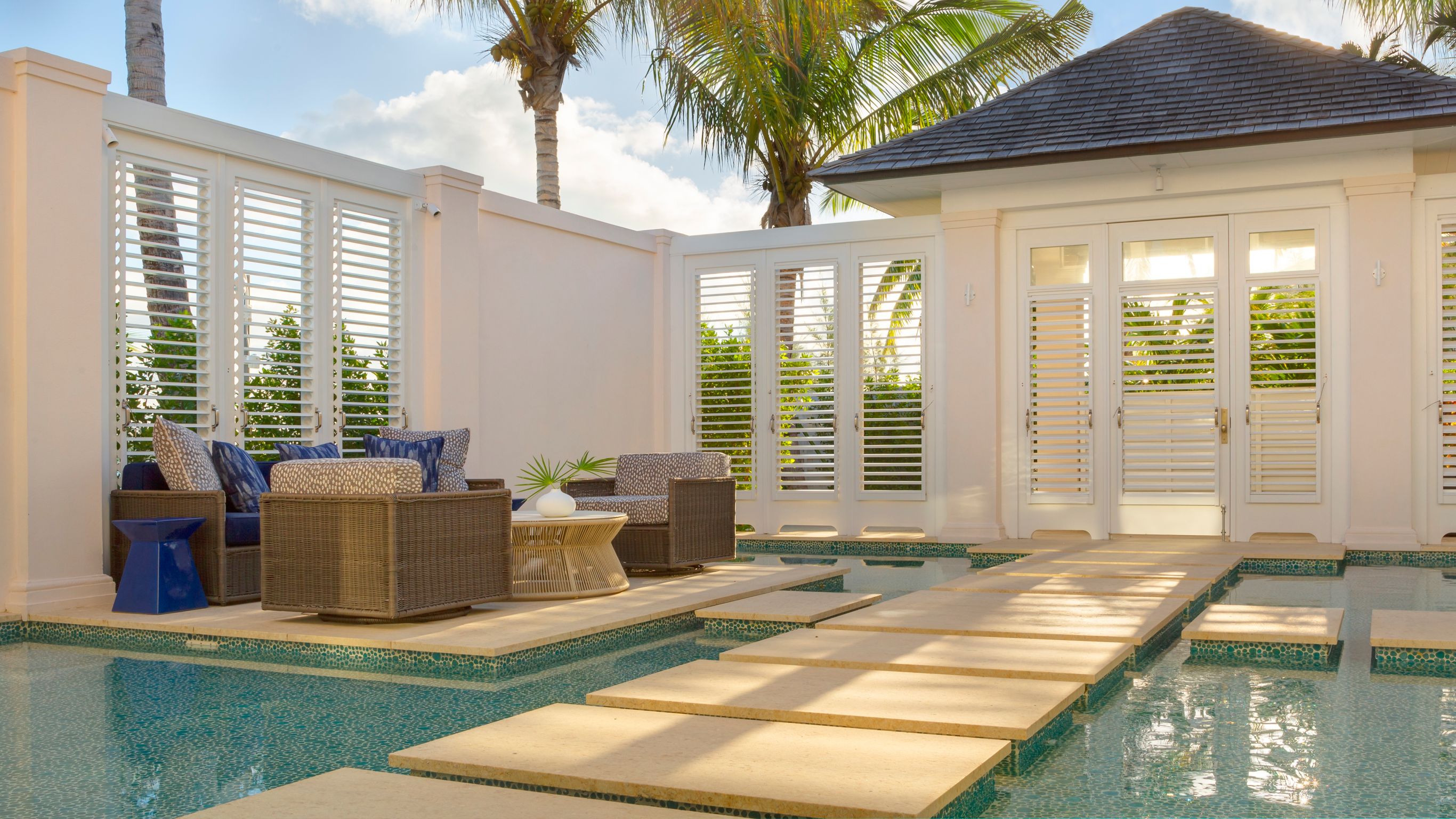 villa reflection pool